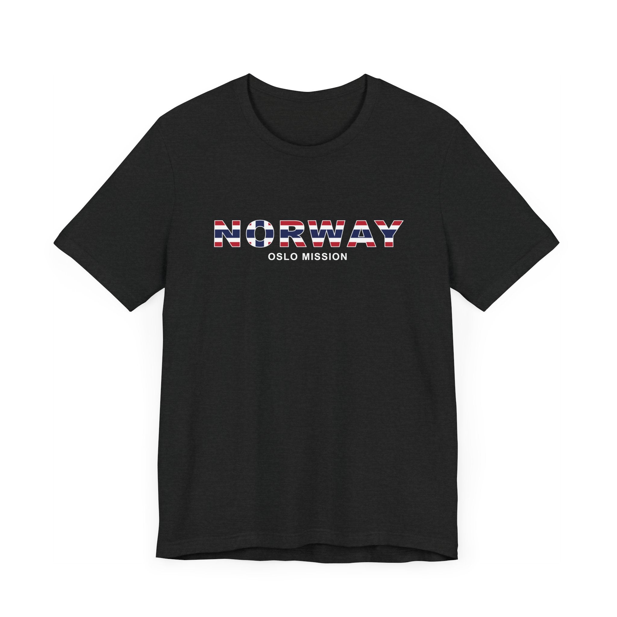 Norway Oslo Mission Flag Title T-shirt - Mission Wishlist - LDS Missionary Gift Store