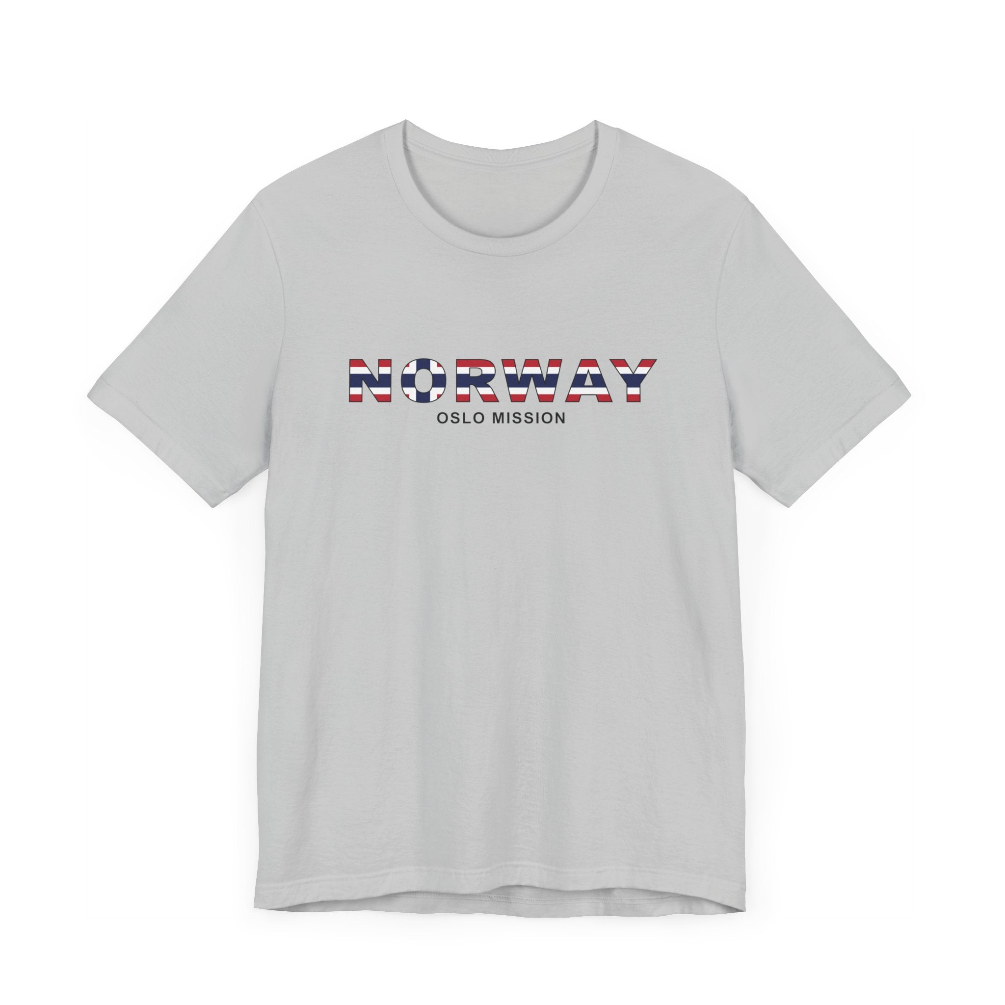 Norway Oslo Mission Flag Title T-shirt - Mission Wishlist - LDS Missionary Gift Store