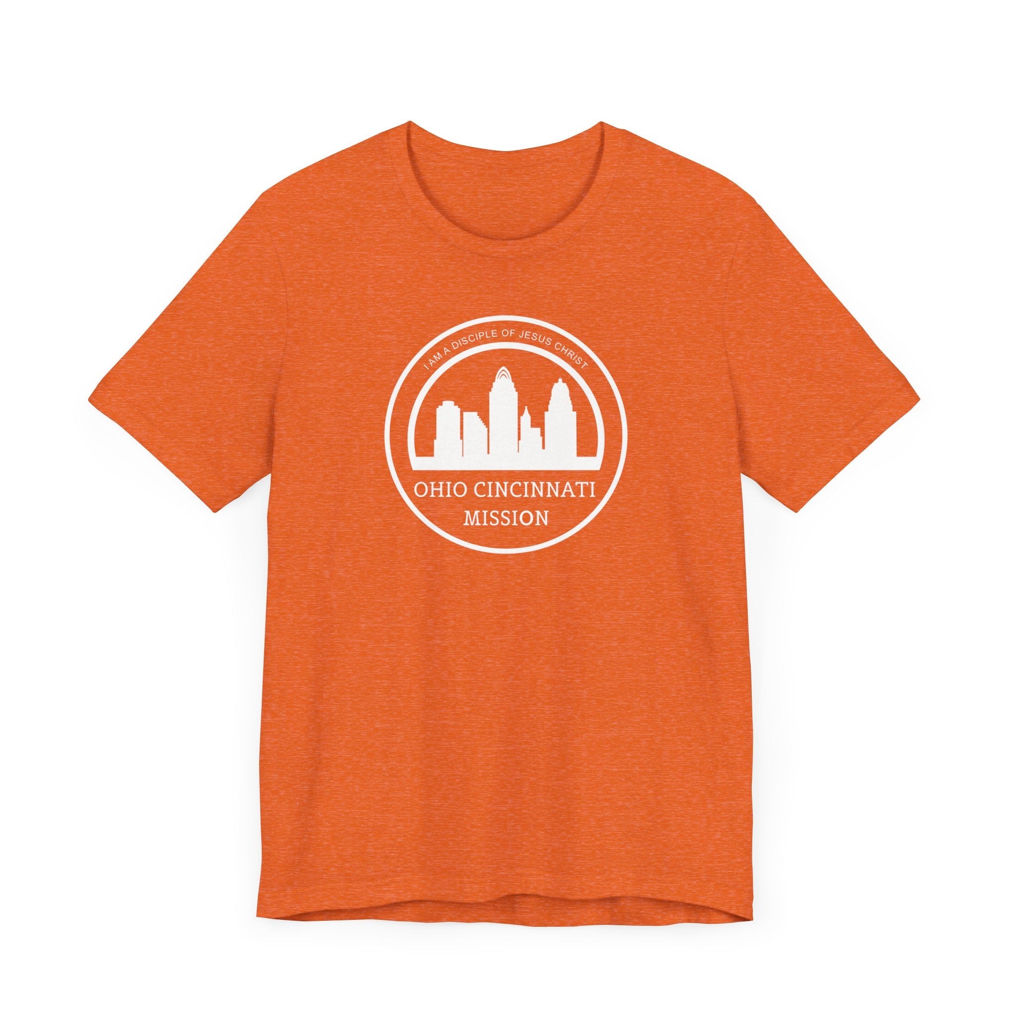Ohio Cincinnati Mission Circular Monochrome Logo T-Shirt - Mission Wishlist - LDS Missionary Gift Store