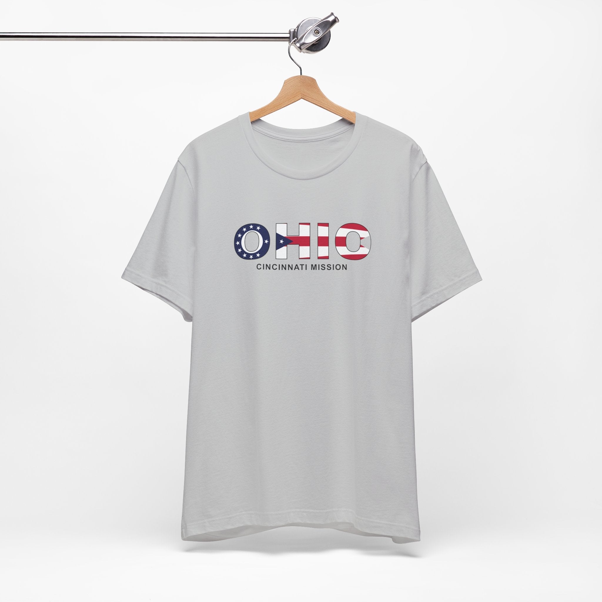 Ohio Cincinnati Mission Flag Title T-shirt - Mission Wishlist - LDS Missionary Gift Store
