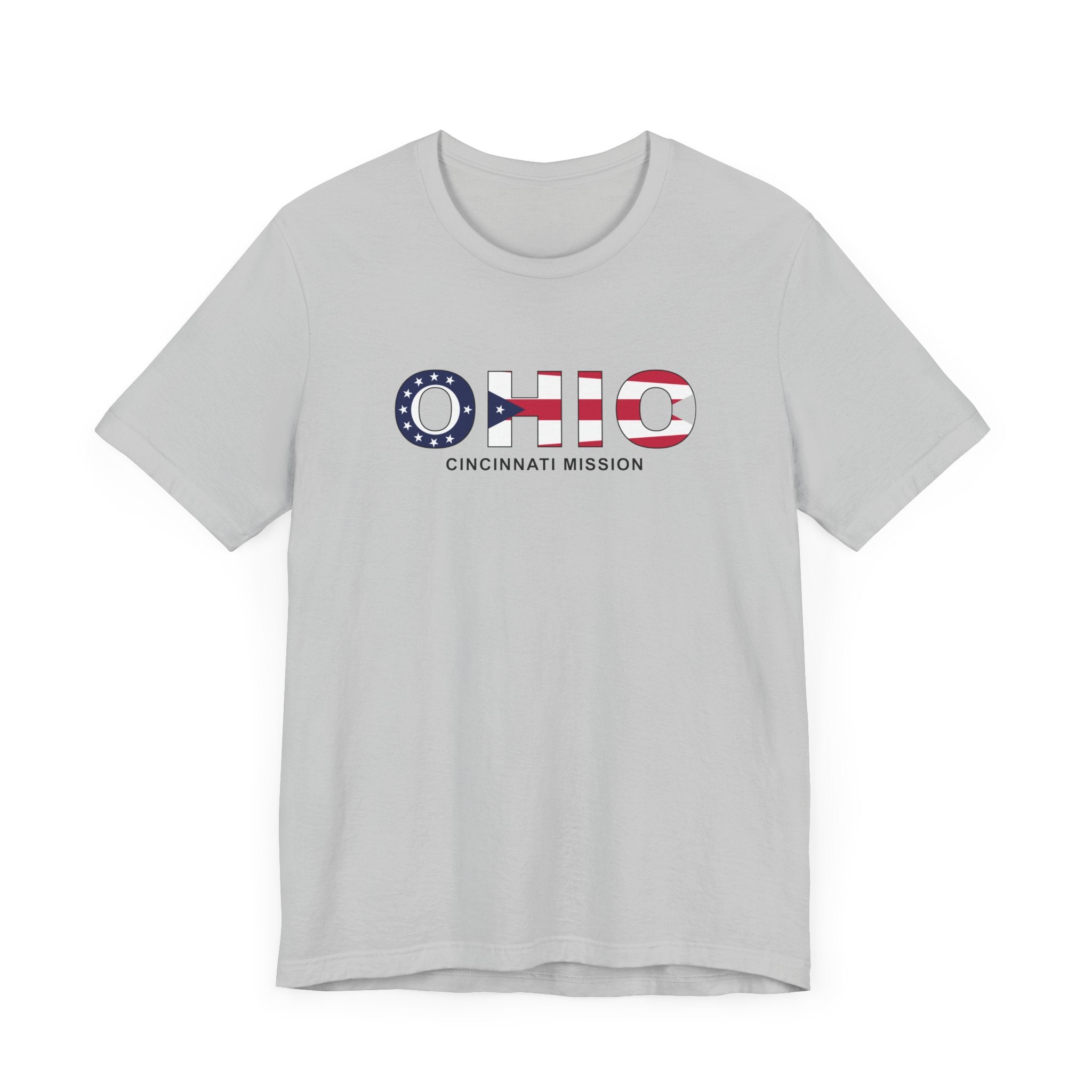Ohio Cincinnati Mission Flag Title T-shirt - Mission Wishlist - LDS Missionary Gift Store