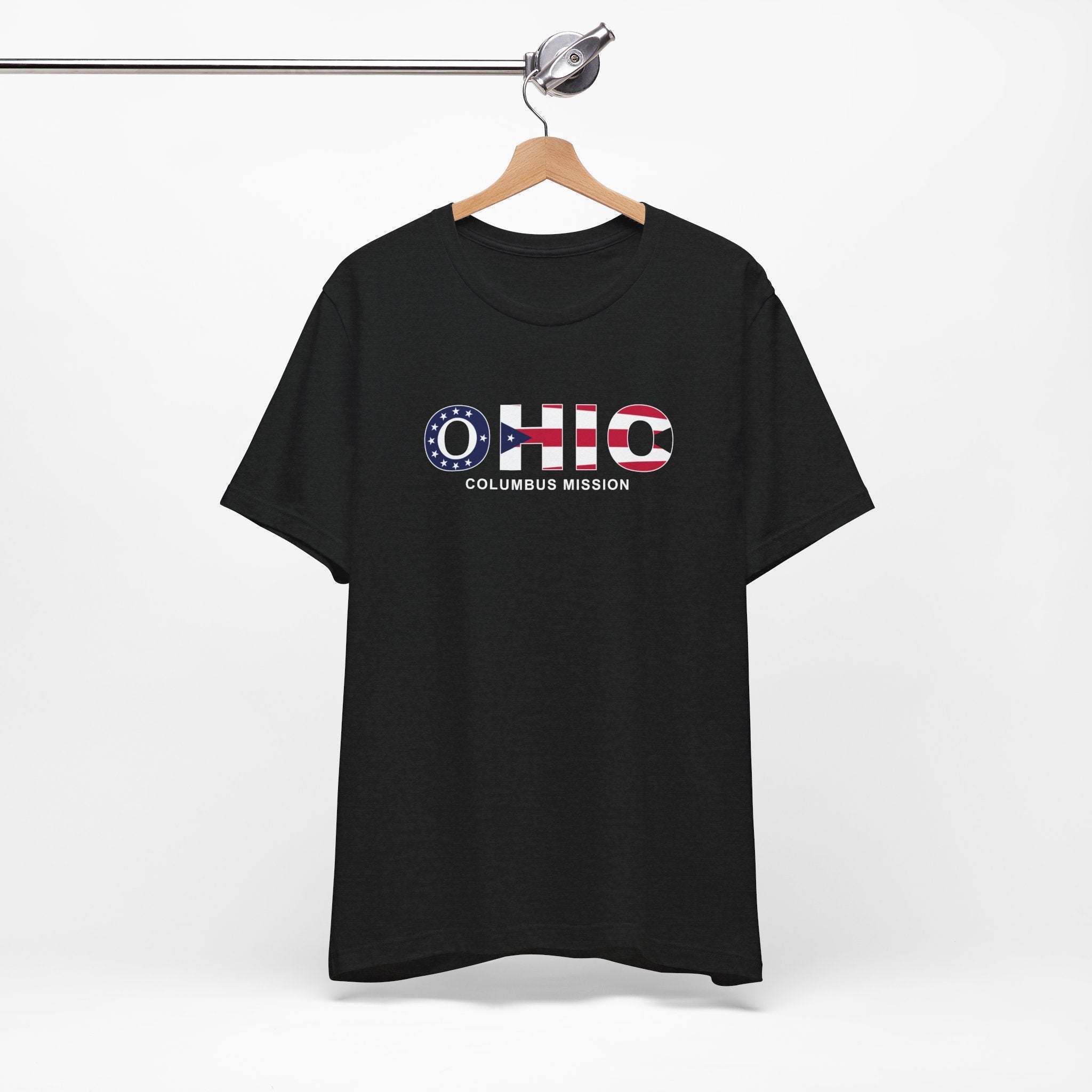 Ohio Columbus Mission Flag Title T-shirt - Mission Wishlist - LDS Missionary Gift Store