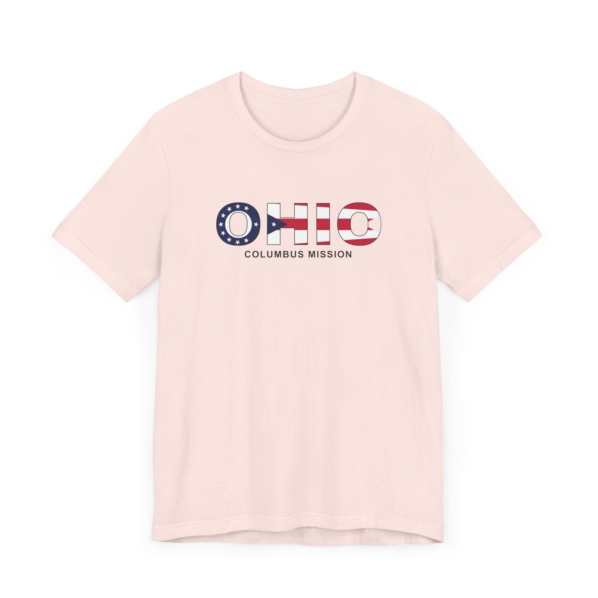 Ohio Columbus Mission Flag Title T-shirt - Mission Wishlist - LDS Missionary Gift Store