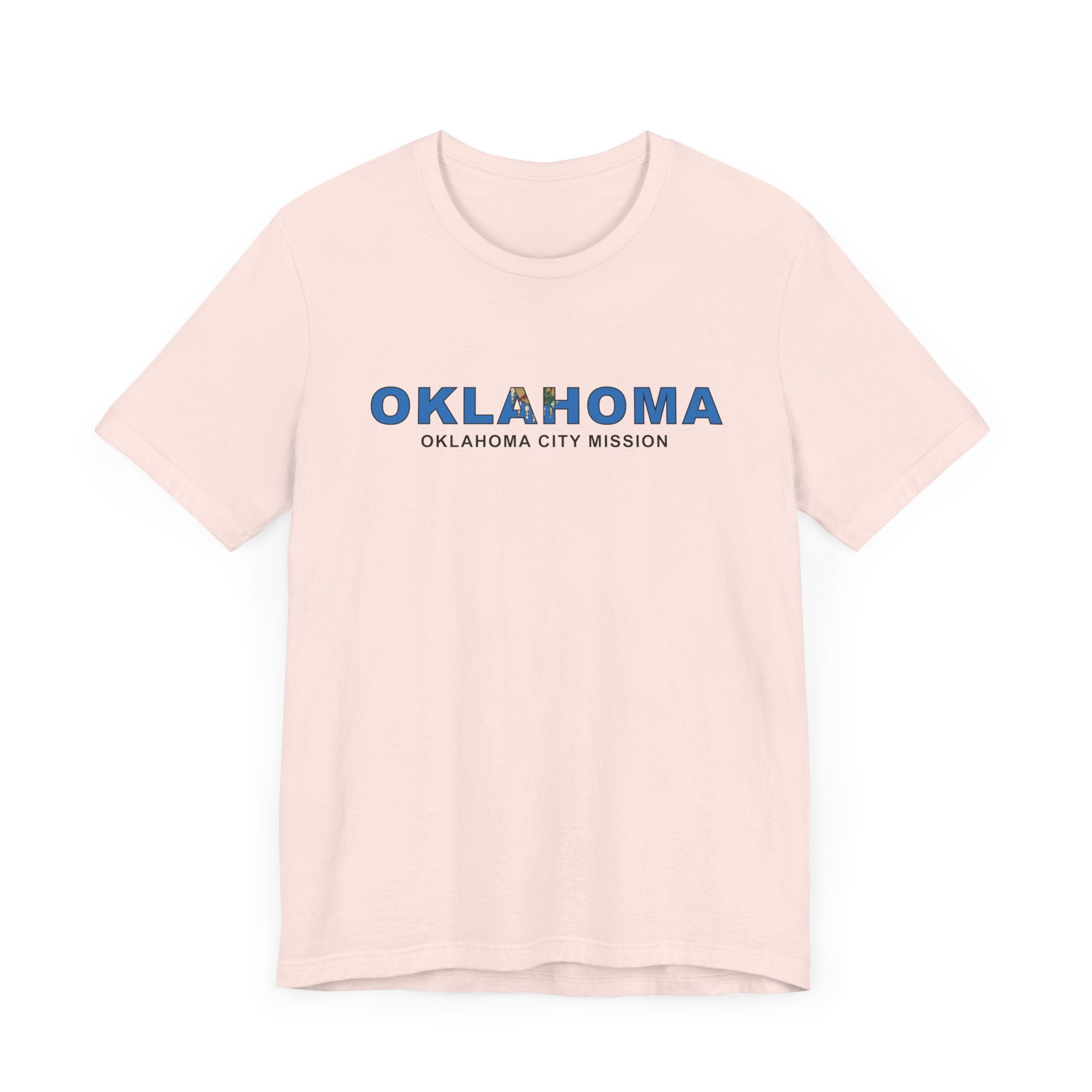 Oklahoma Oklahoma City Mission Flag Title T-shirt - Mission Wishlist - LDS Missionary Gift Store