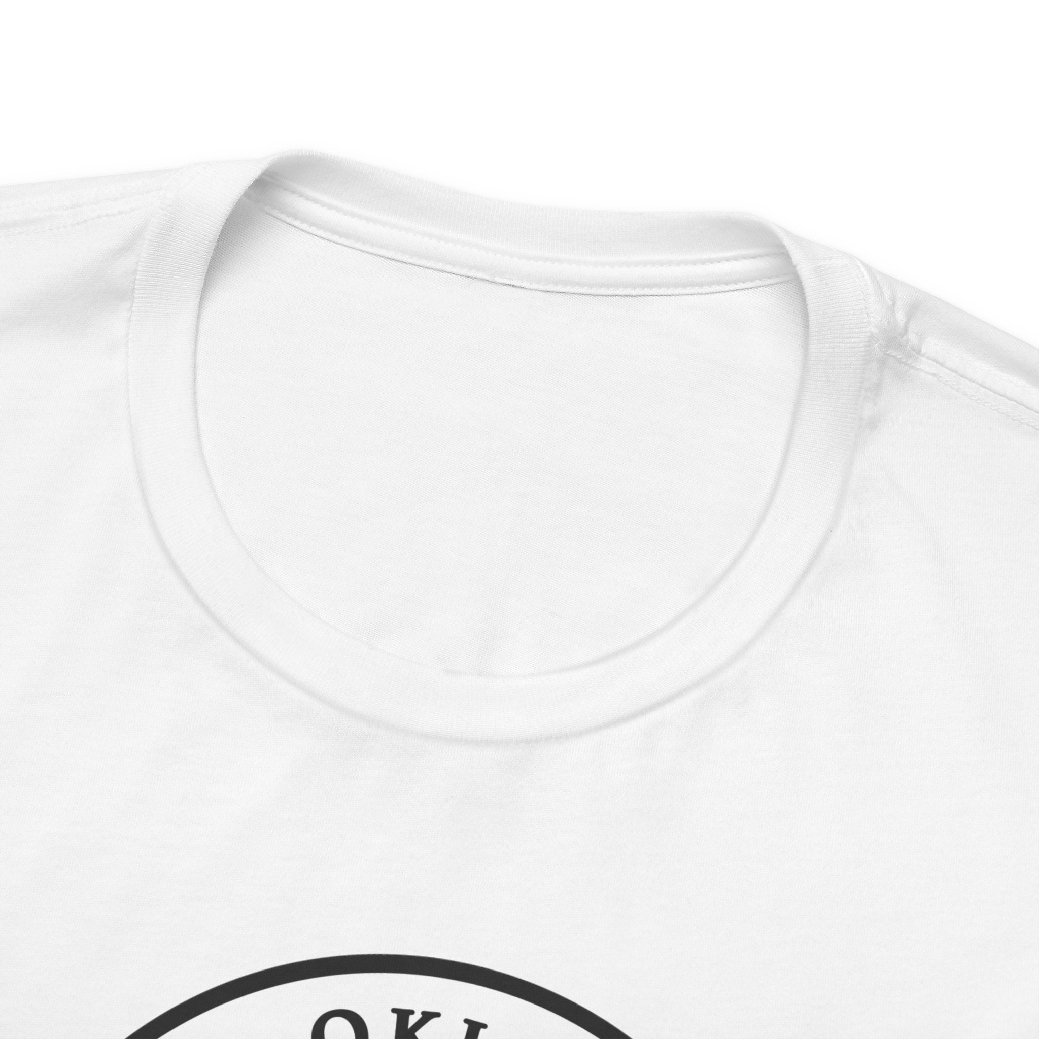 Oklahoma Oklahoma City Mission State Flag Logo (White Border) T-shirt - Mission Wishlist - LDS Missionary Gift Store