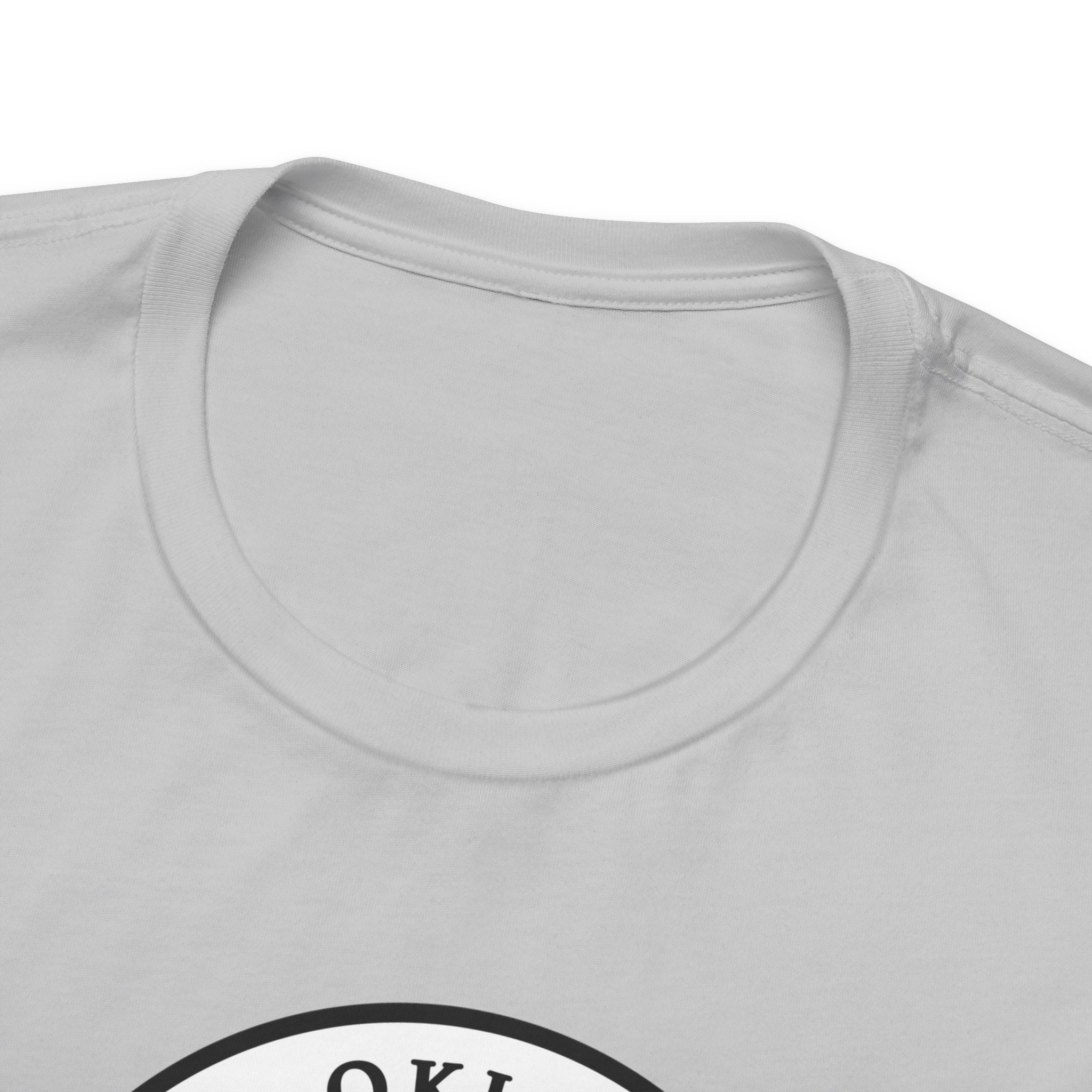 Oklahoma Oklahoma City Mission State Flag Logo (White Border) T-shirt - Mission Wishlist - LDS Missionary Gift Store