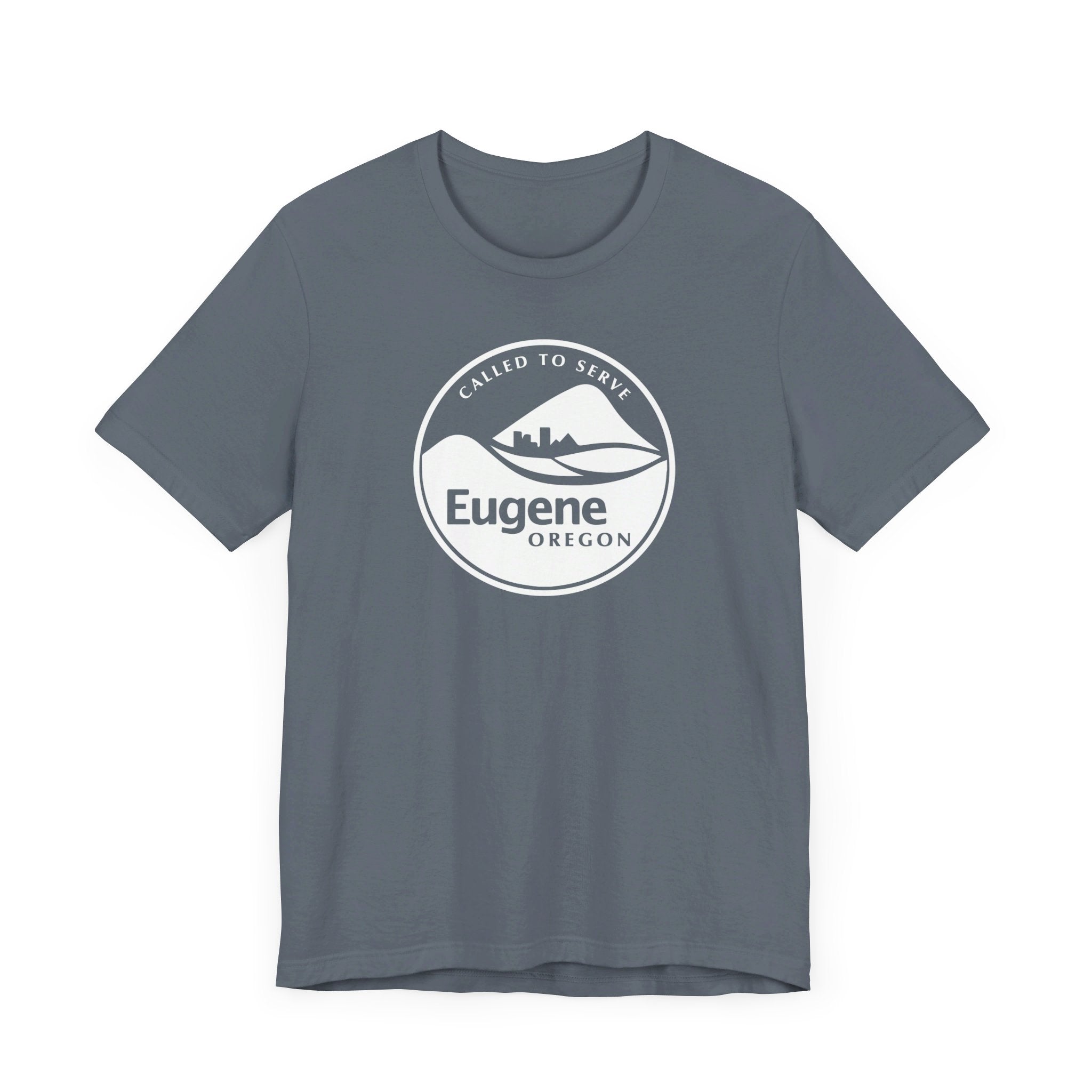 Oregon Eugene Mission Circular Monochrome Logo T-Shirt - Mission Wishlist - LDS Missionary Gift Store