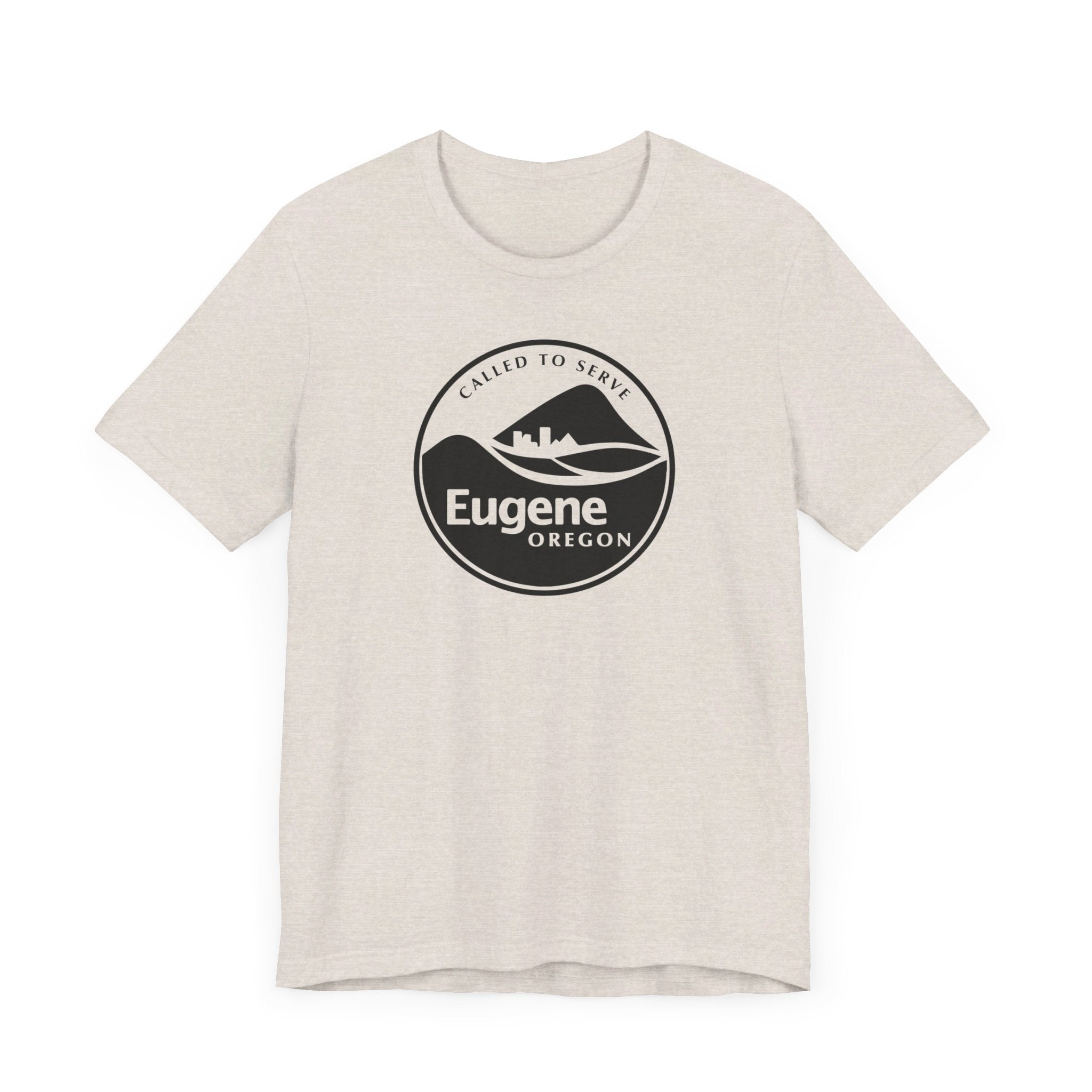 Oregon Eugene Mission Circular Monochrome Logo T-Shirt - Mission Wishlist - LDS Missionary Gift Store