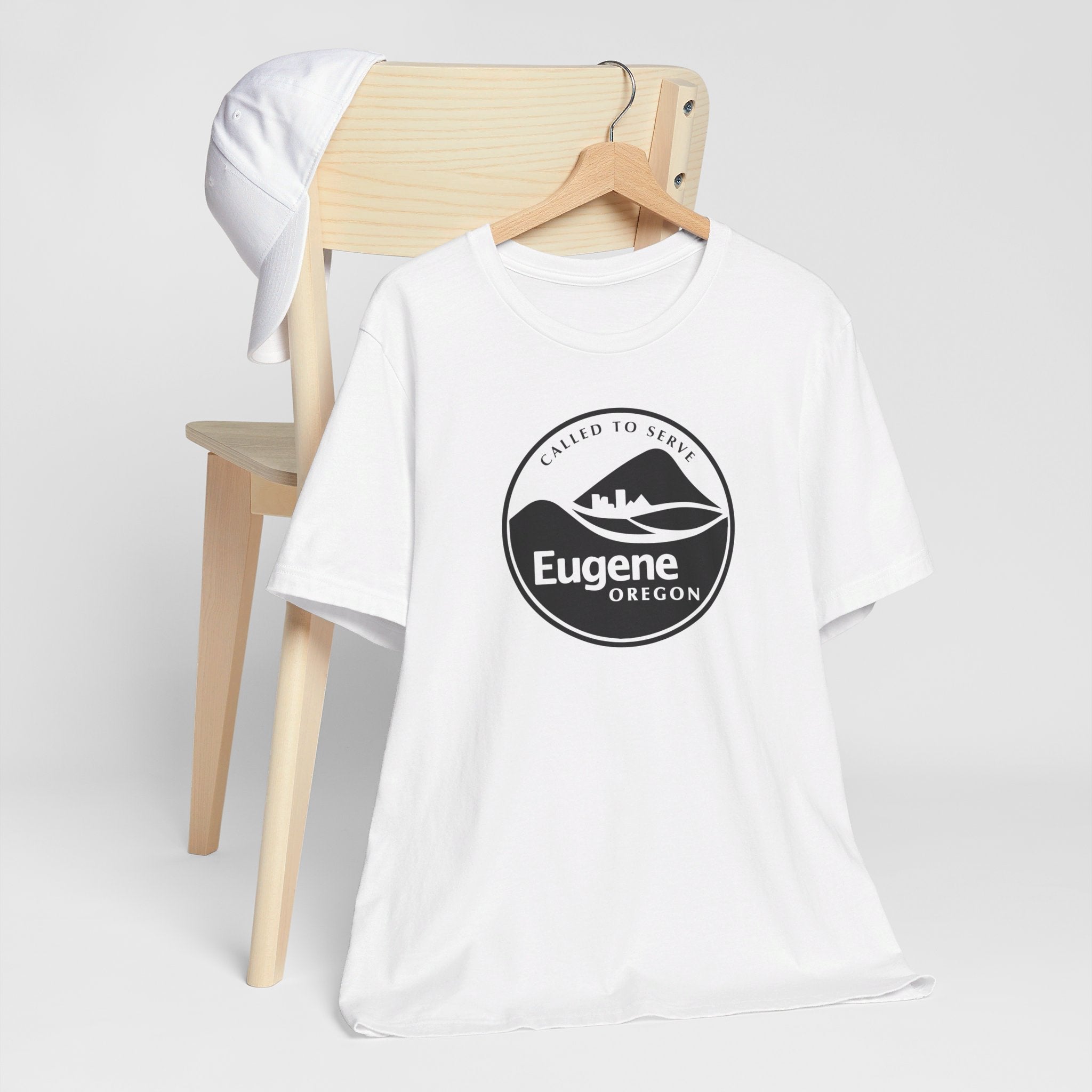 Oregon Eugene Mission Circular Monochrome Logo T-Shirt - Mission Wishlist - LDS Missionary Gift Store