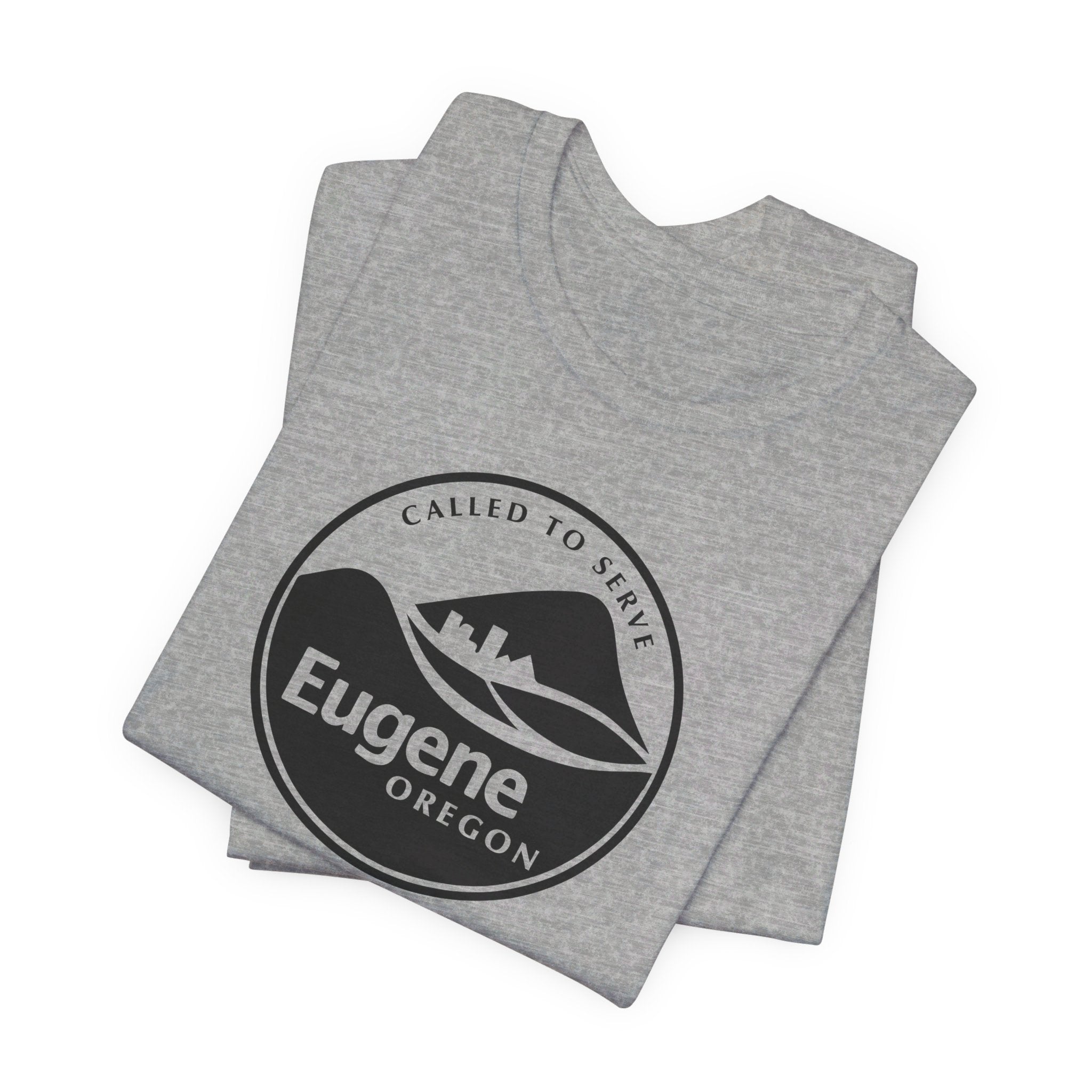 Oregon Eugene Mission Circular Monochrome Logo T-Shirt - Mission Wishlist - LDS Missionary Gift Store