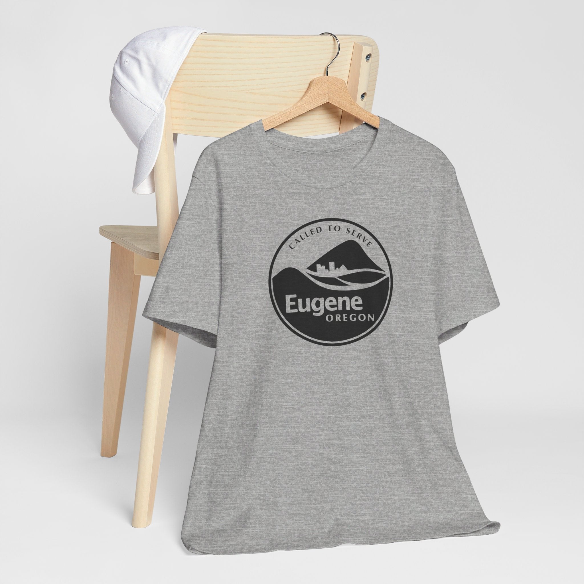 Oregon Eugene Mission Circular Monochrome Logo T-Shirt - Mission Wishlist - LDS Missionary Gift Store