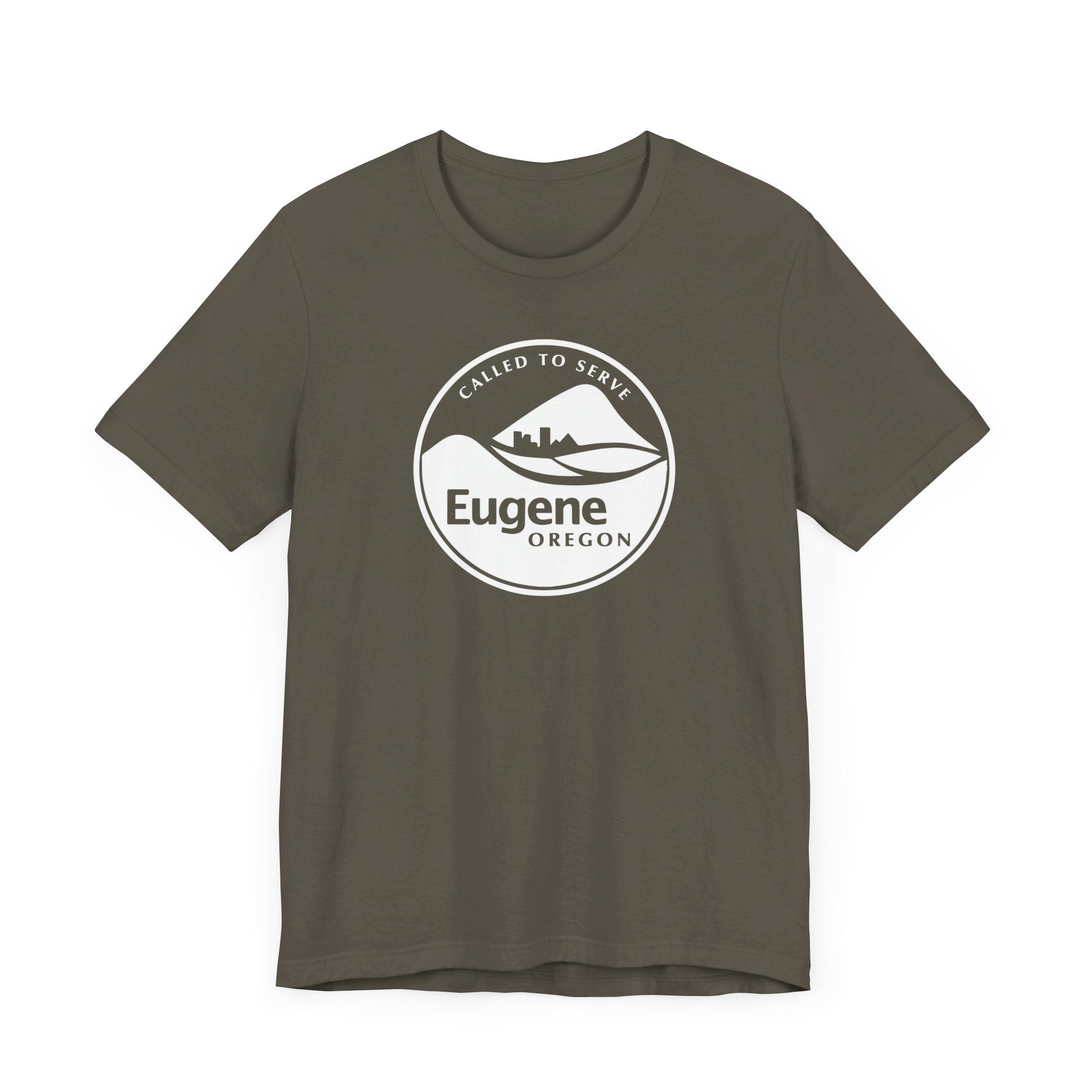 Oregon Eugene Mission Circular Monochrome Logo T-Shirt - Mission Wishlist - LDS Missionary Gift Store