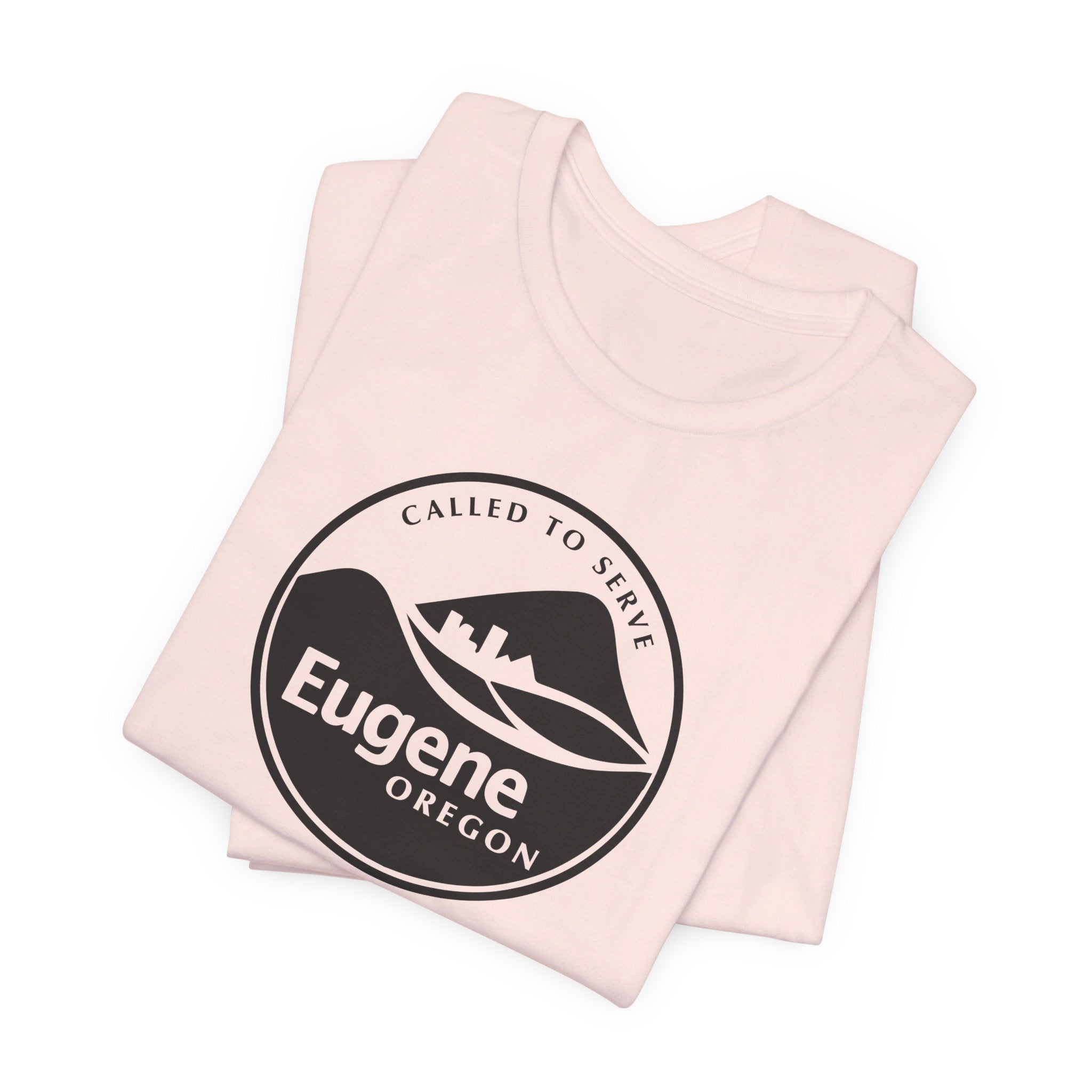 Oregon Eugene Mission Circular Monochrome Logo T-Shirt - Mission Wishlist - LDS Missionary Gift Store