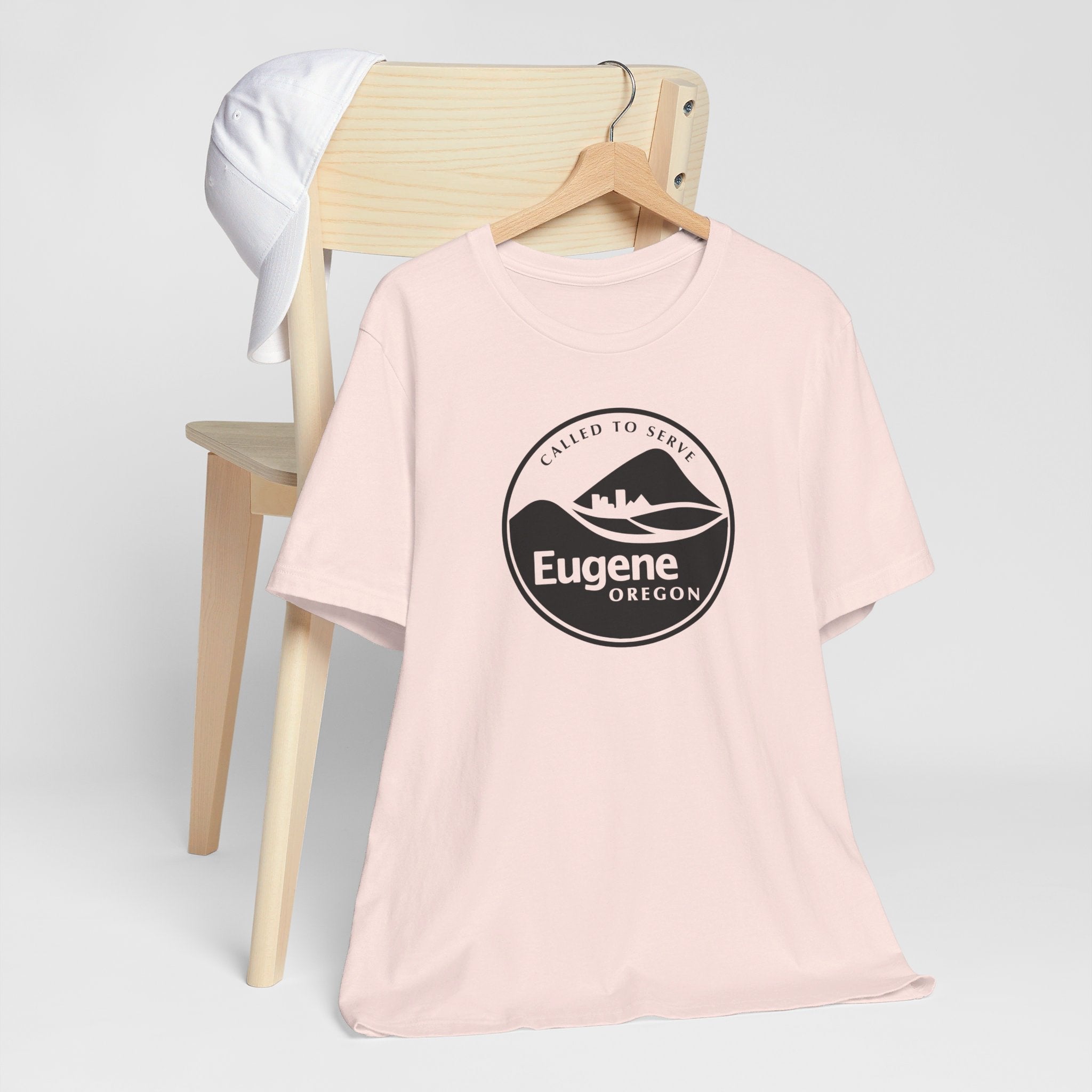 Oregon Eugene Mission Circular Monochrome Logo T-Shirt - Mission Wishlist - LDS Missionary Gift Store