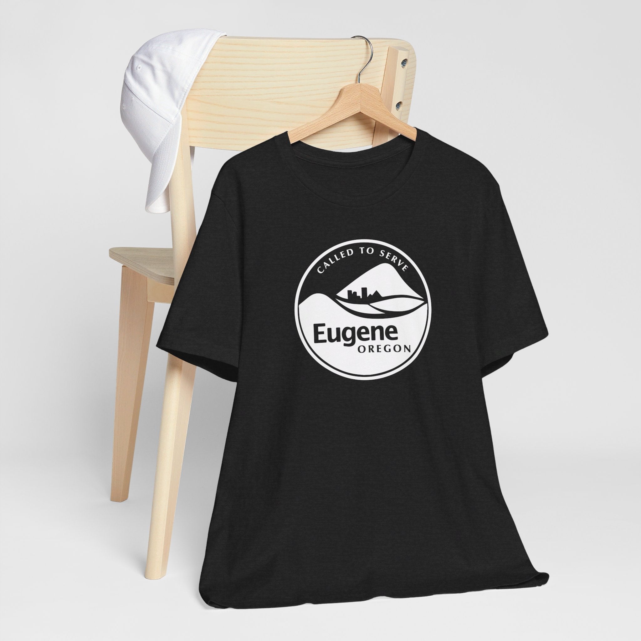 Oregon Eugene Mission Circular Monochrome Logo T-Shirt - Mission Wishlist - LDS Missionary Gift Store