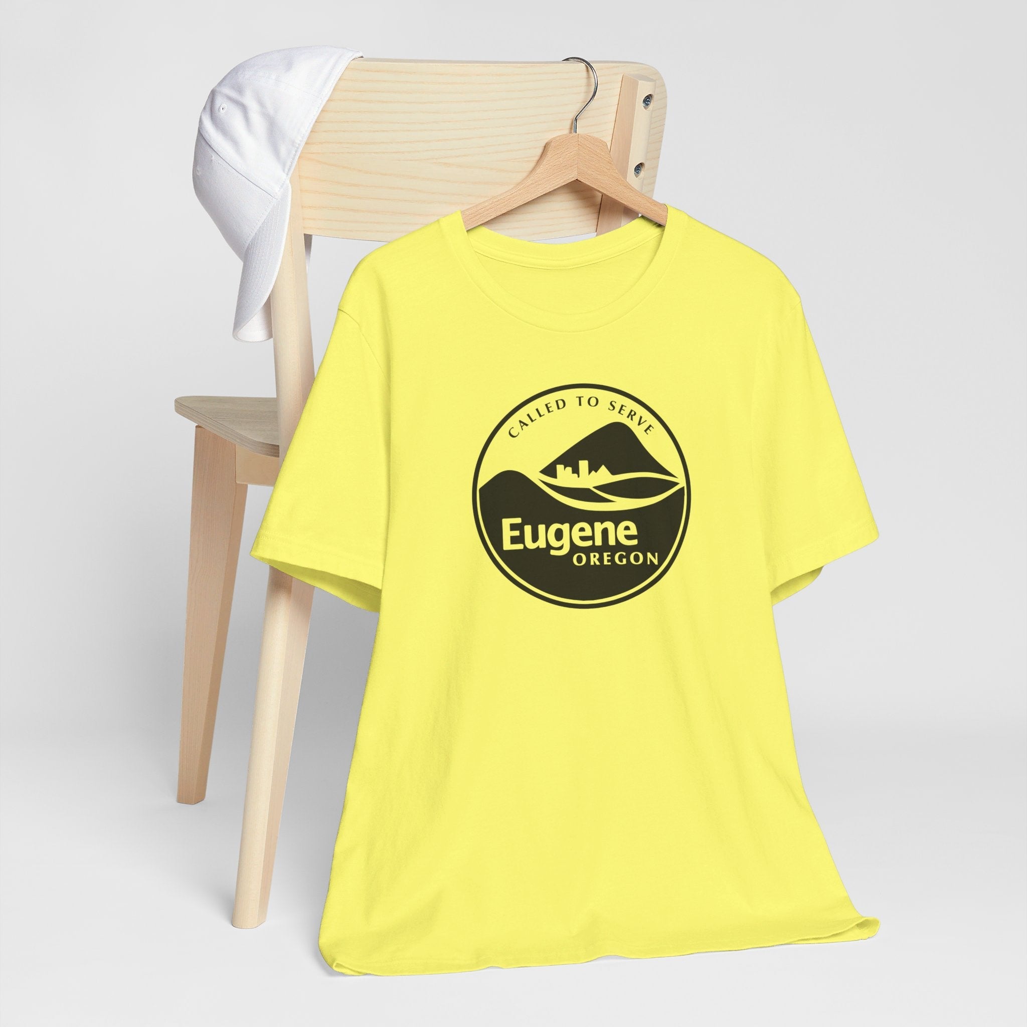 Oregon Eugene Mission Circular Monochrome Logo T-Shirt - Mission Wishlist - LDS Missionary Gift Store