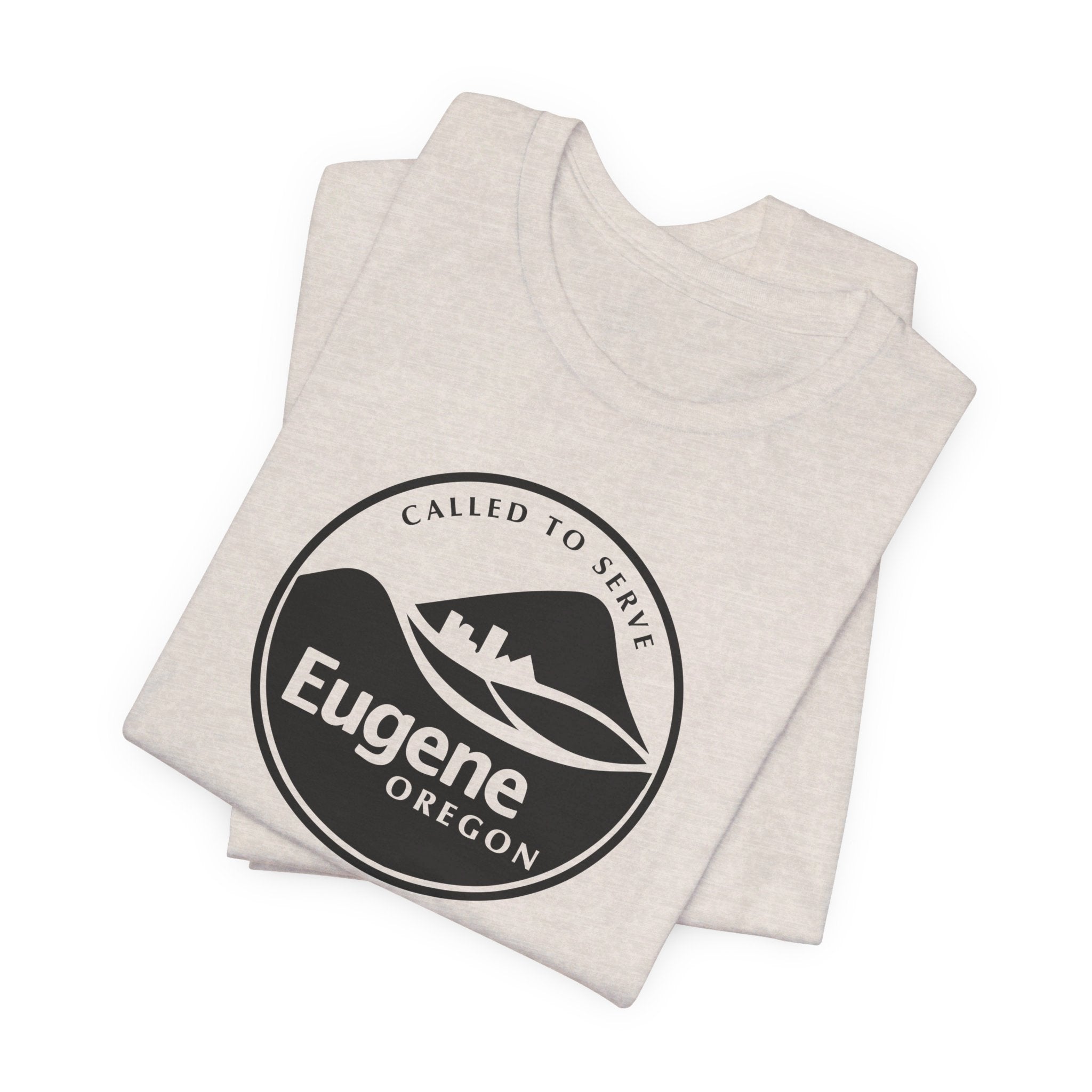 Oregon Eugene Mission Circular Monochrome Logo T-Shirt - Mission Wishlist - LDS Missionary Gift Store