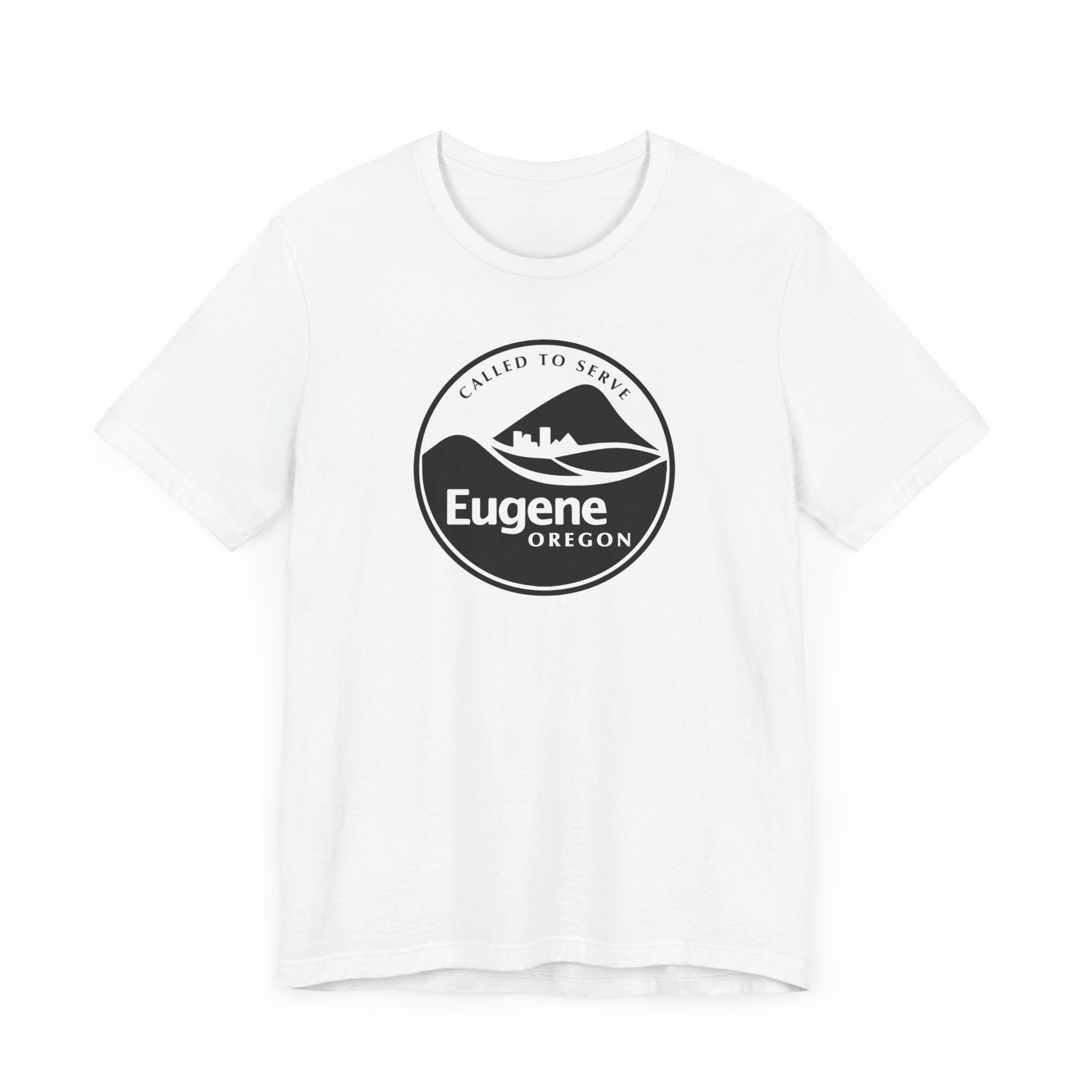 Oregon Eugene Mission Circular Monochrome Logo T-Shirt - Mission Wishlist - LDS Missionary Gift Store