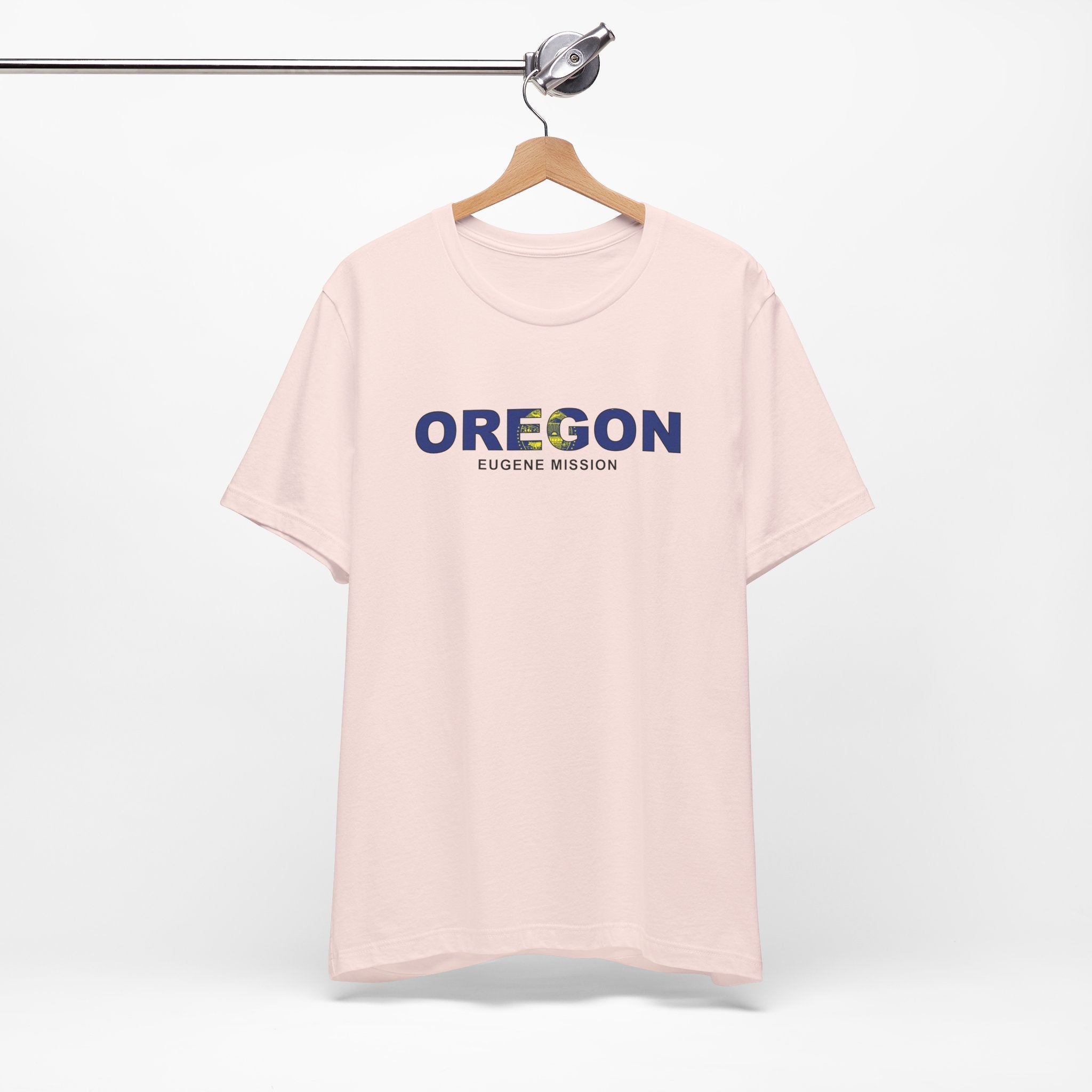 Oregon Eugene Mission Flag Title T-shirt - Mission Wishlist - LDS Missionary Gift Store