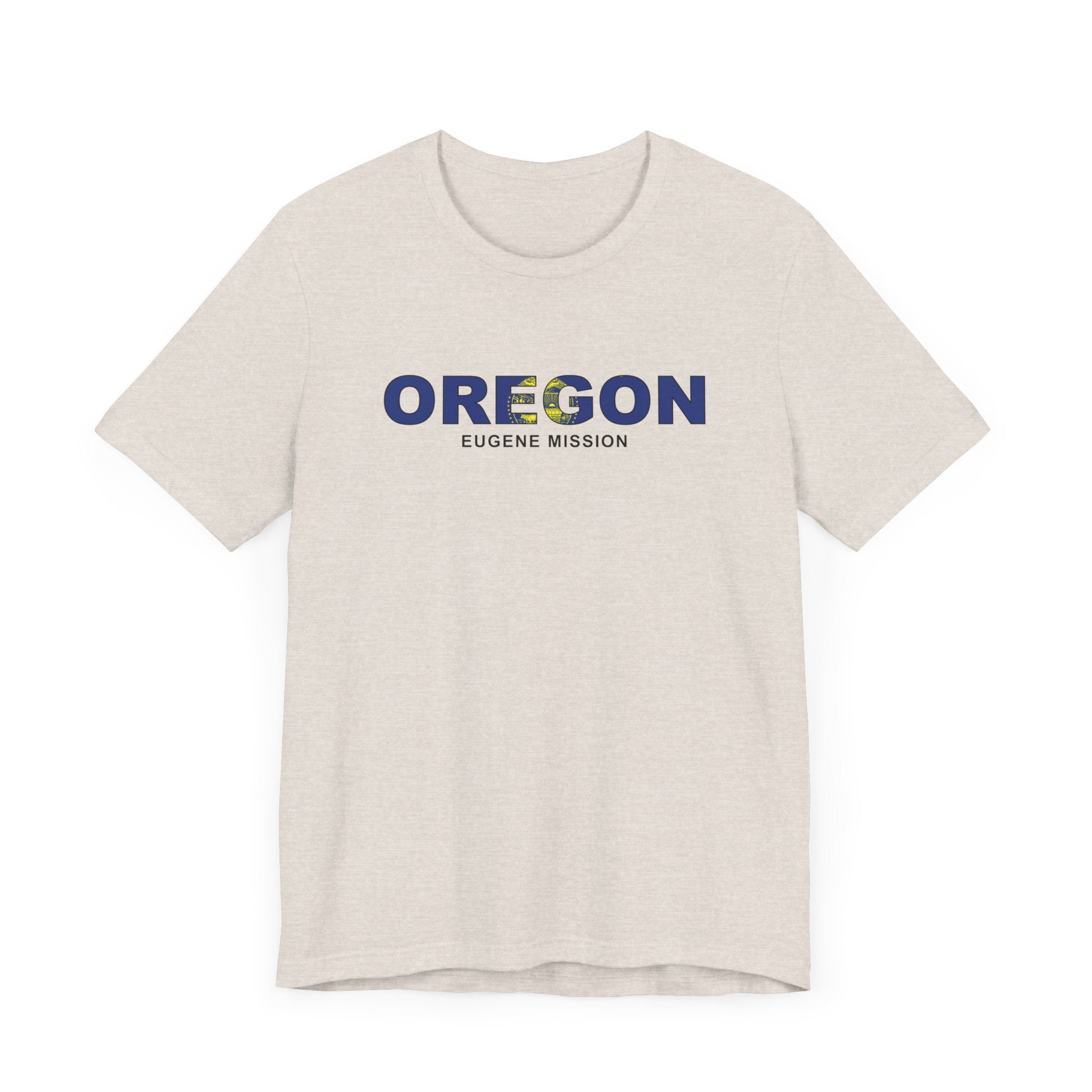 Oregon Eugene Mission Flag Title T-shirt - Mission Wishlist - LDS Missionary Gift Store