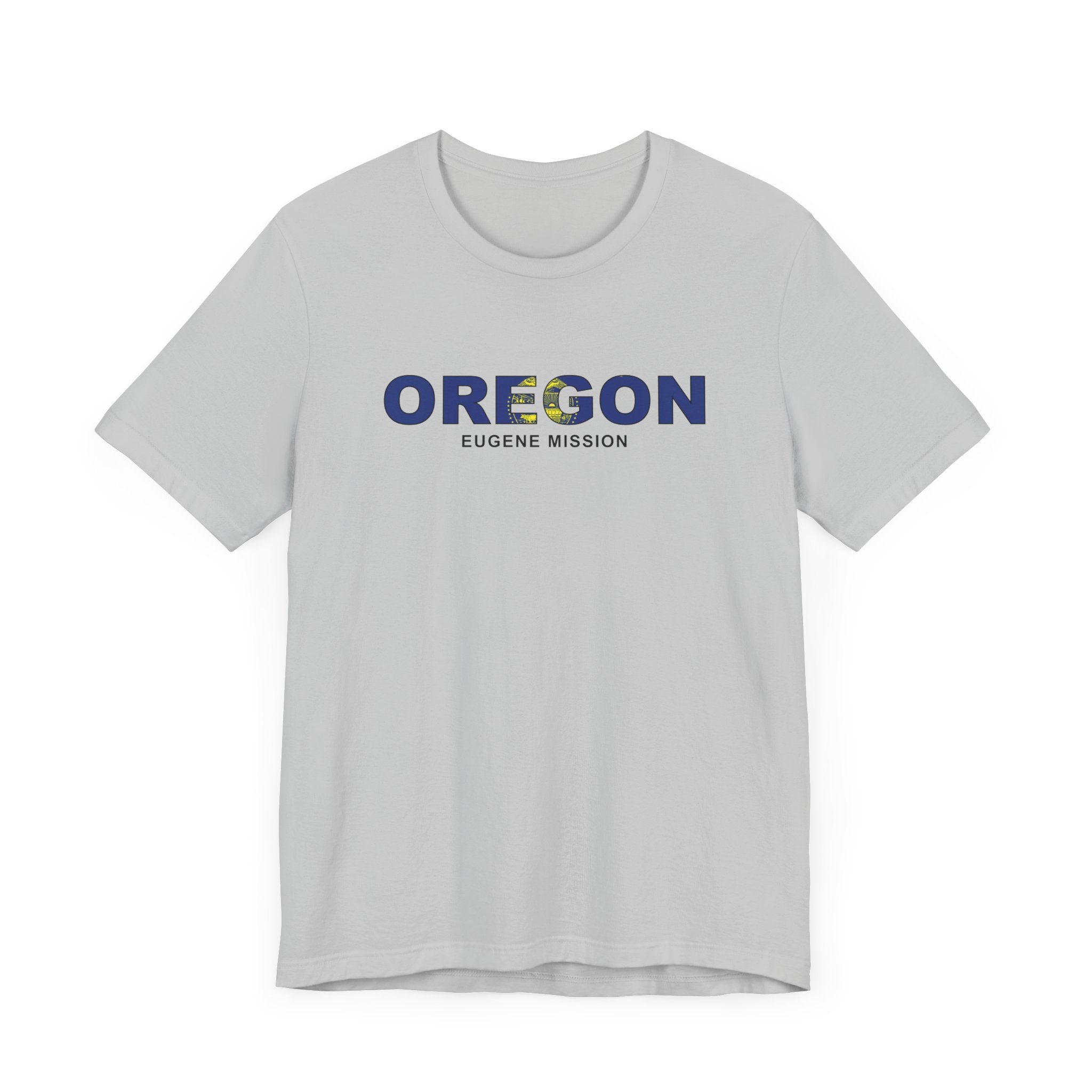 Oregon Eugene Mission Flag Title T-shirt - Mission Wishlist - LDS Missionary Gift Store