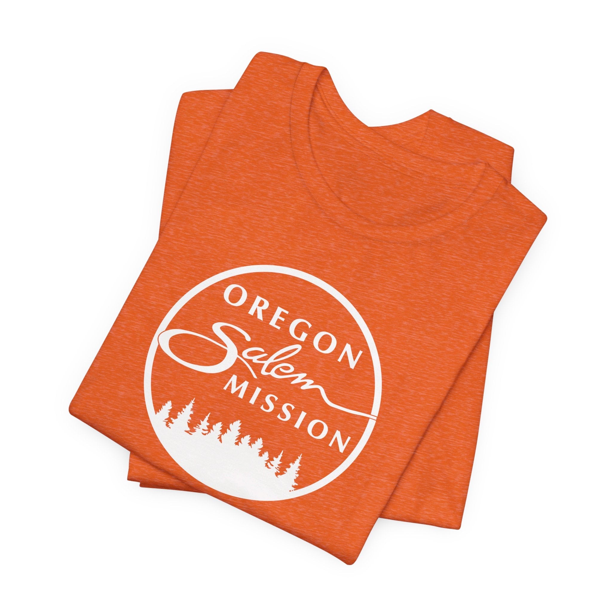 Oregon Salem Mission Circular Monochrome Logo T-Shirt - Latter-Day Saint LDS Missionary Gift - Book of Mormon