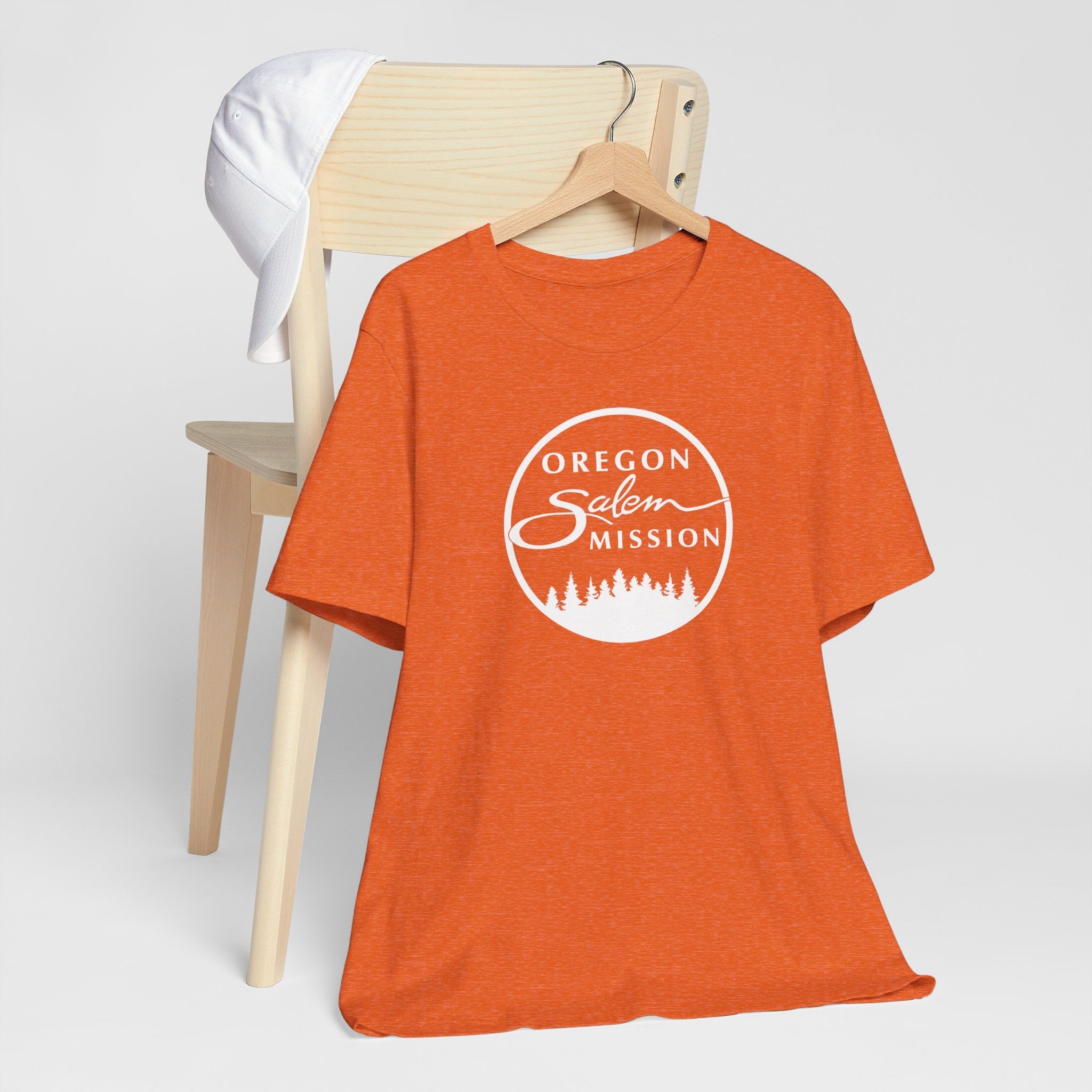 Oregon Salem Mission Circular Monochrome Logo T-Shirt - Latter-Day Saint LDS Missionary Gift - Book of Mormon