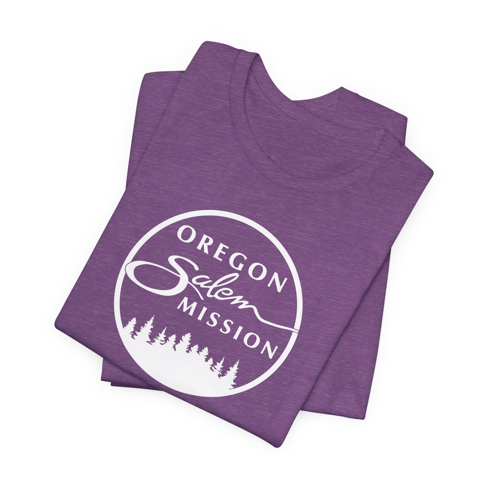 Oregon Salem Mission Circular Monochrome Logo T-Shirt - Latter-Day Saint LDS Missionary Gift - Book of Mormon