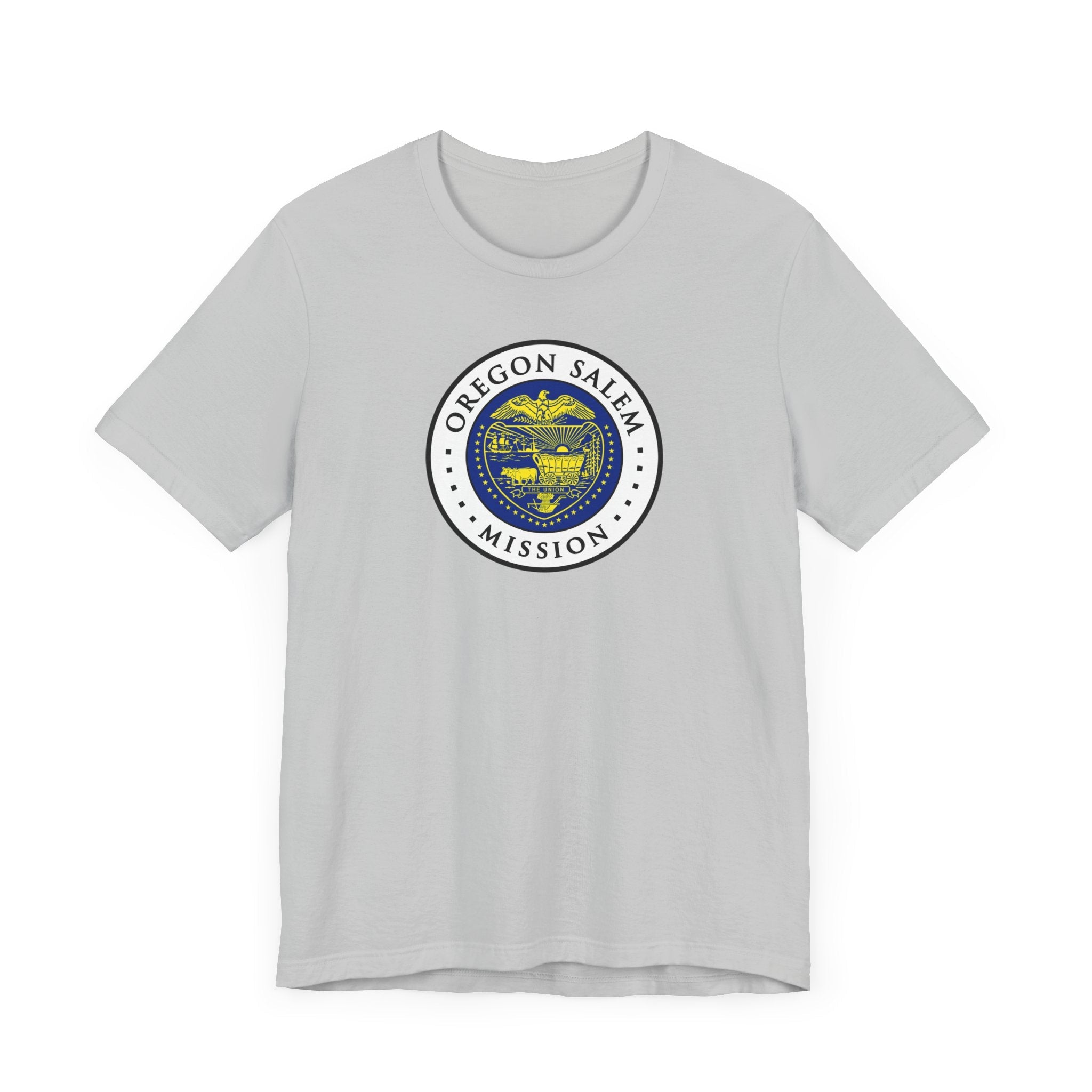Oregon Salem Mission State Flag Logo (White Border) T-shirt - Latter-Day Saint LDS Missionary Gift - Book of Mormon