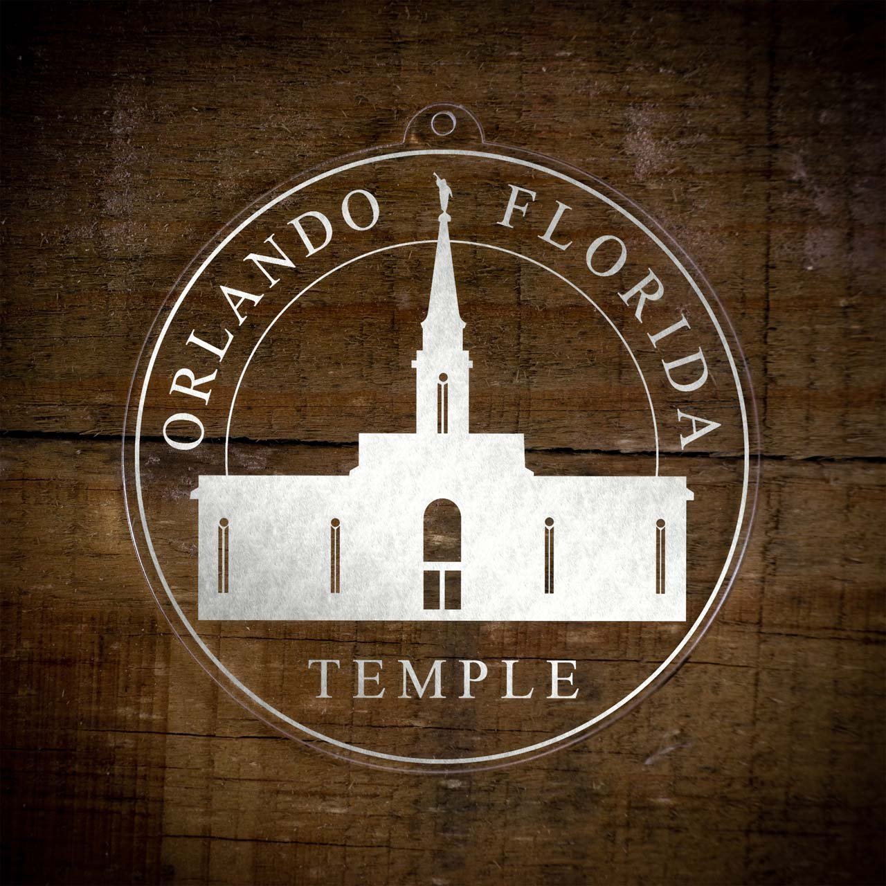 Orlando Florida Temple Christmas Ornament - Latter-Day Saint LDS Missionary Gift - Book of Mormon