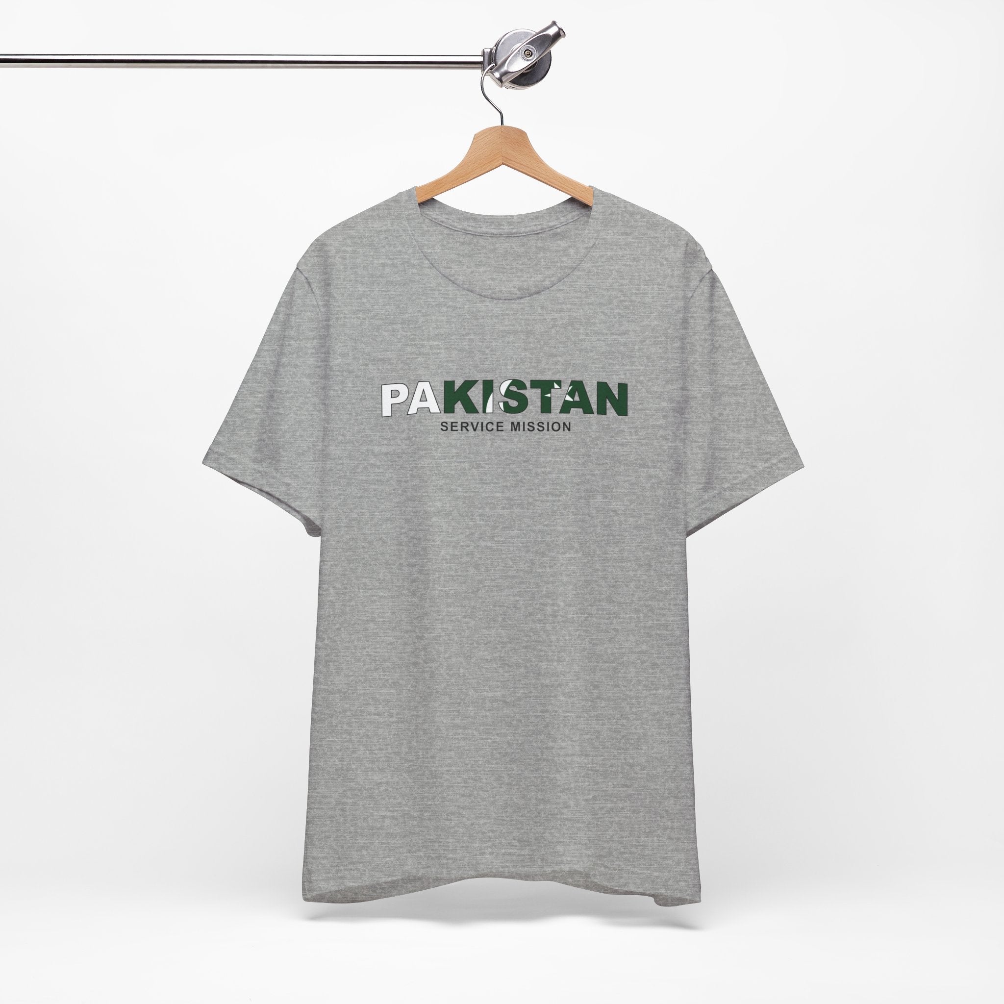 Pakistan Service Mission Flag Title T-shirt - Mission Wishlist - LDS Missionary Gift Store