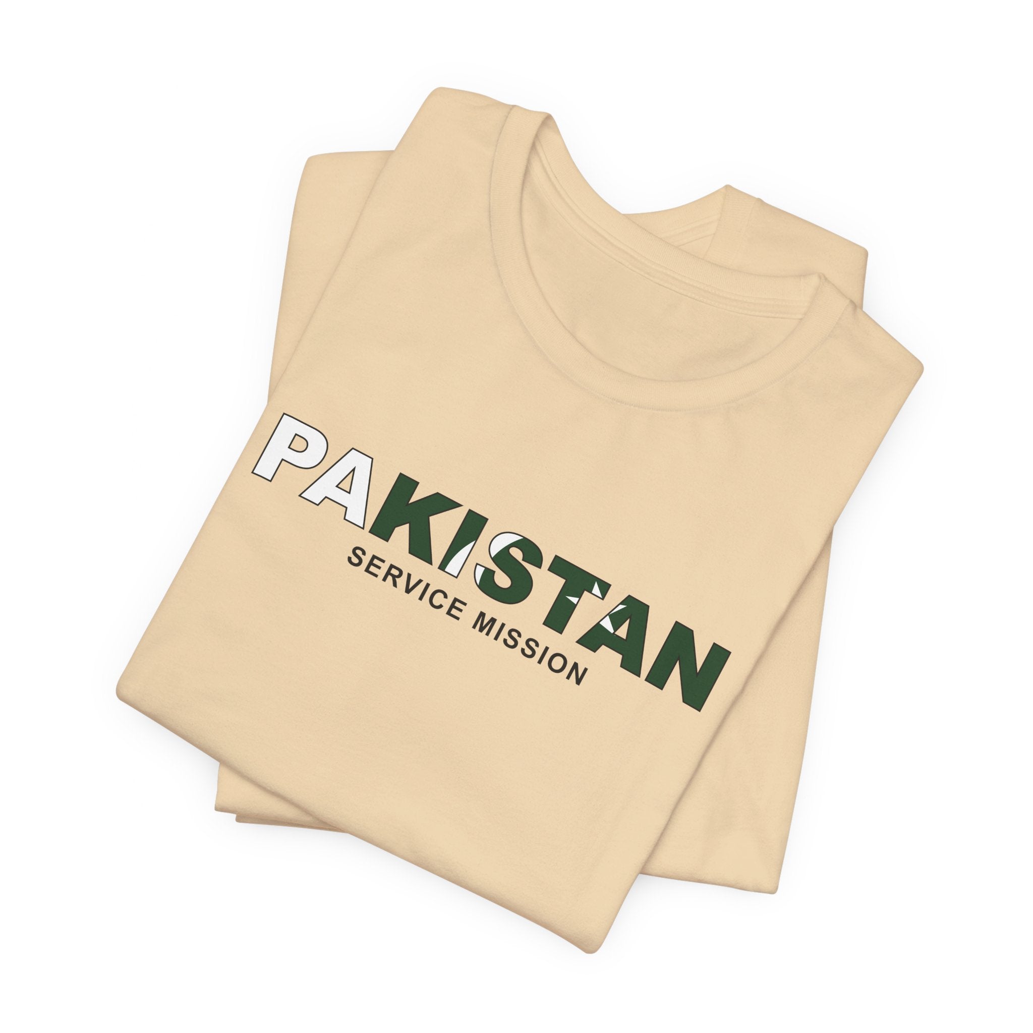 Pakistan Service Mission Flag Title T-shirt - Mission Wishlist - LDS Missionary Gift Store