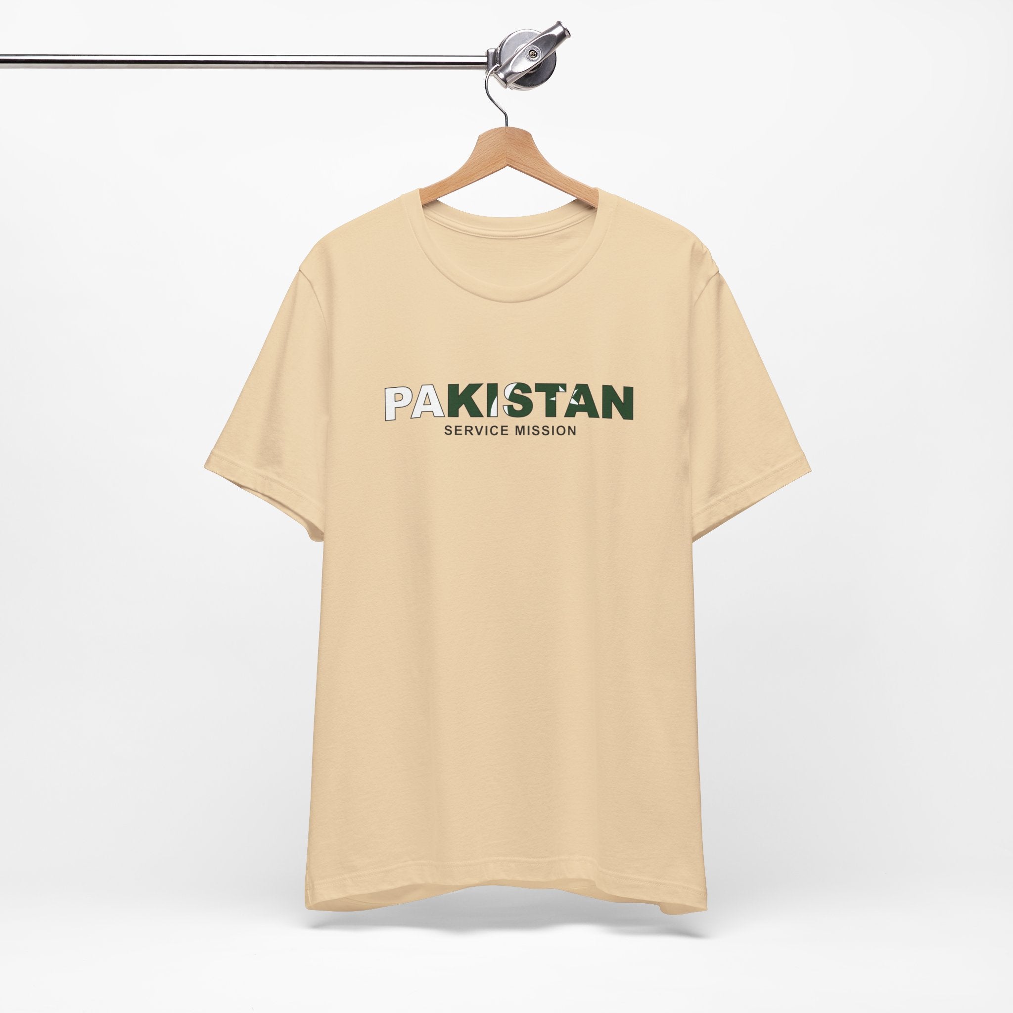 Pakistan Service Mission Flag Title T-shirt - Mission Wishlist - LDS Missionary Gift Store