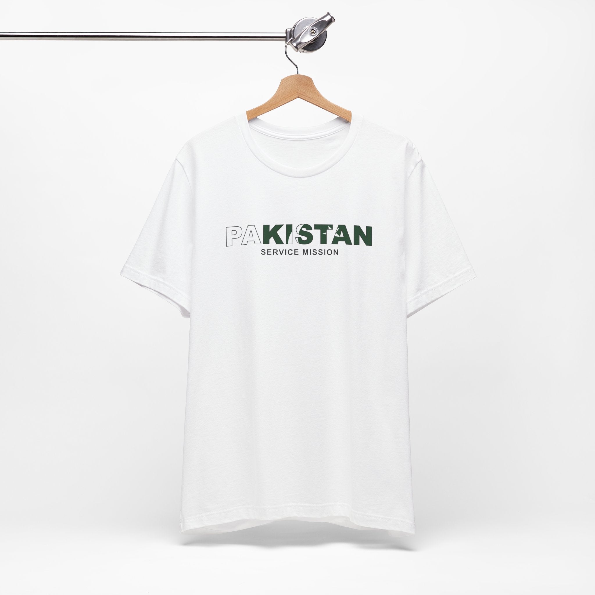 Pakistan Service Mission Flag Title T-shirt - Mission Wishlist - LDS Missionary Gift Store