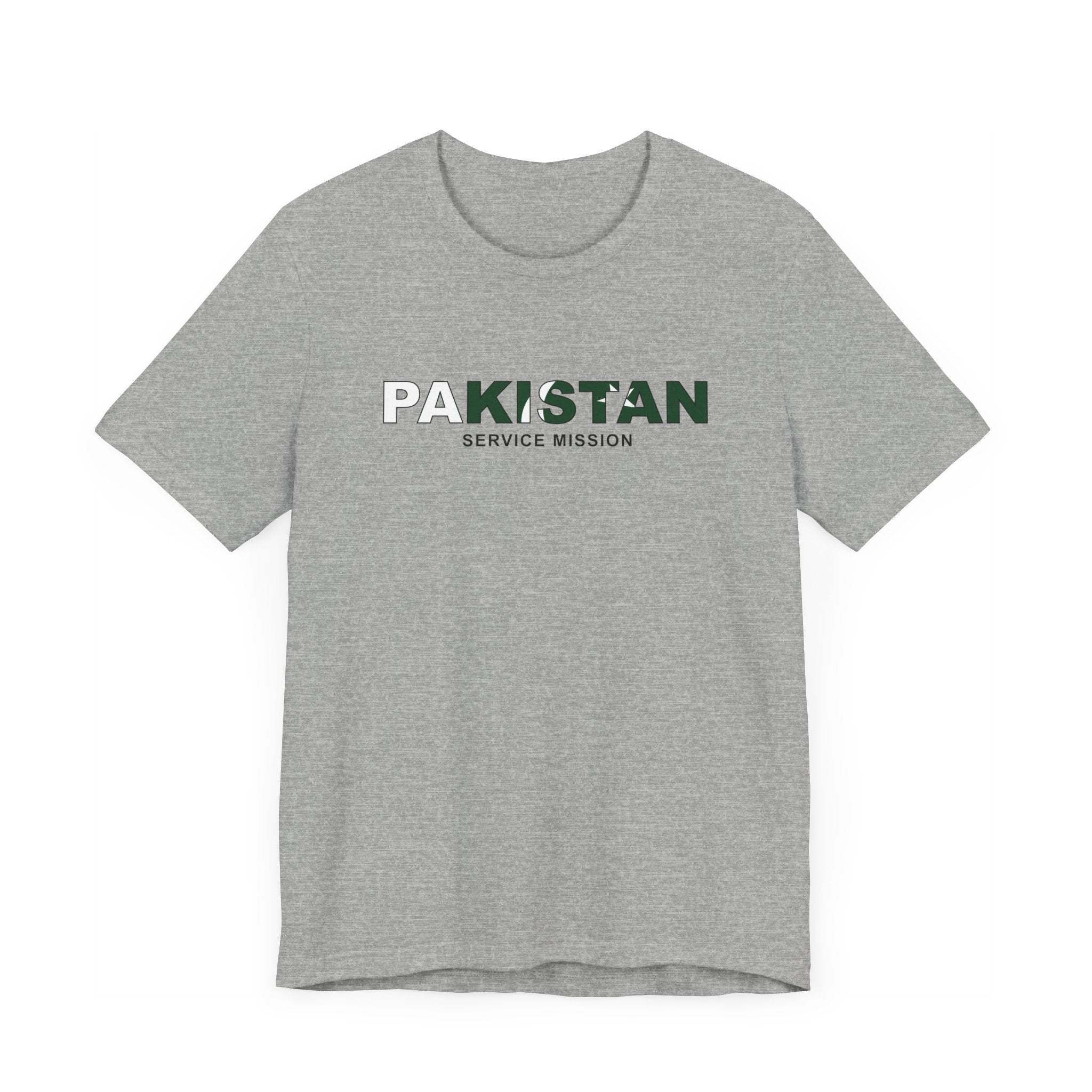 Pakistan Service Mission Flag Title T-shirt - Mission Wishlist - LDS Missionary Gift Store