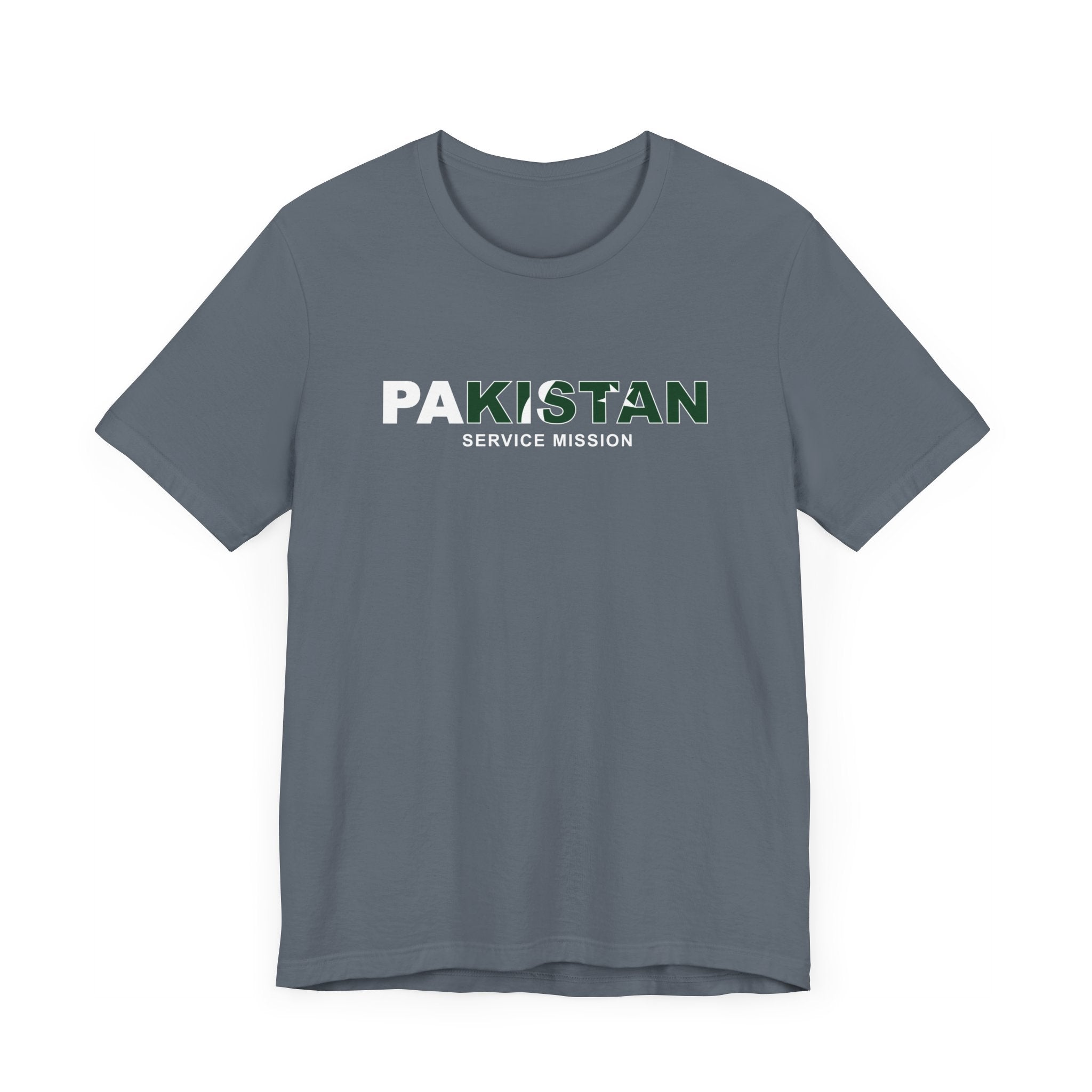Pakistan Service Mission Flag Title T-shirt - Mission Wishlist - LDS Missionary Gift Store