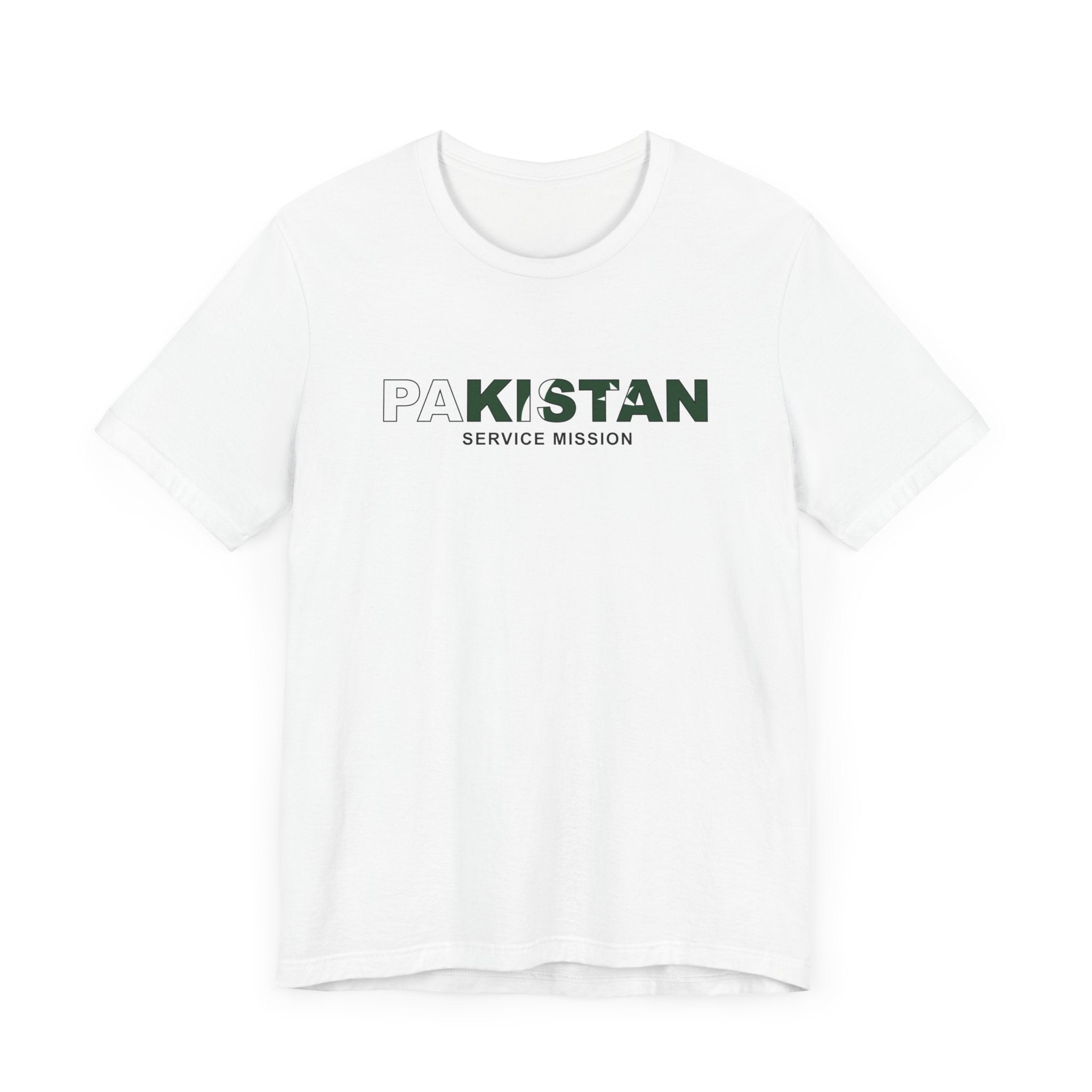 Pakistan Service Mission Flag Title T-shirt - Mission Wishlist - LDS Missionary Gift Store