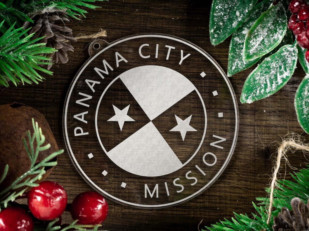 Panama Panama City Mission Christmas Ornament - Latter-Day Saint LDS Missionary Gift - Book of Mormon
