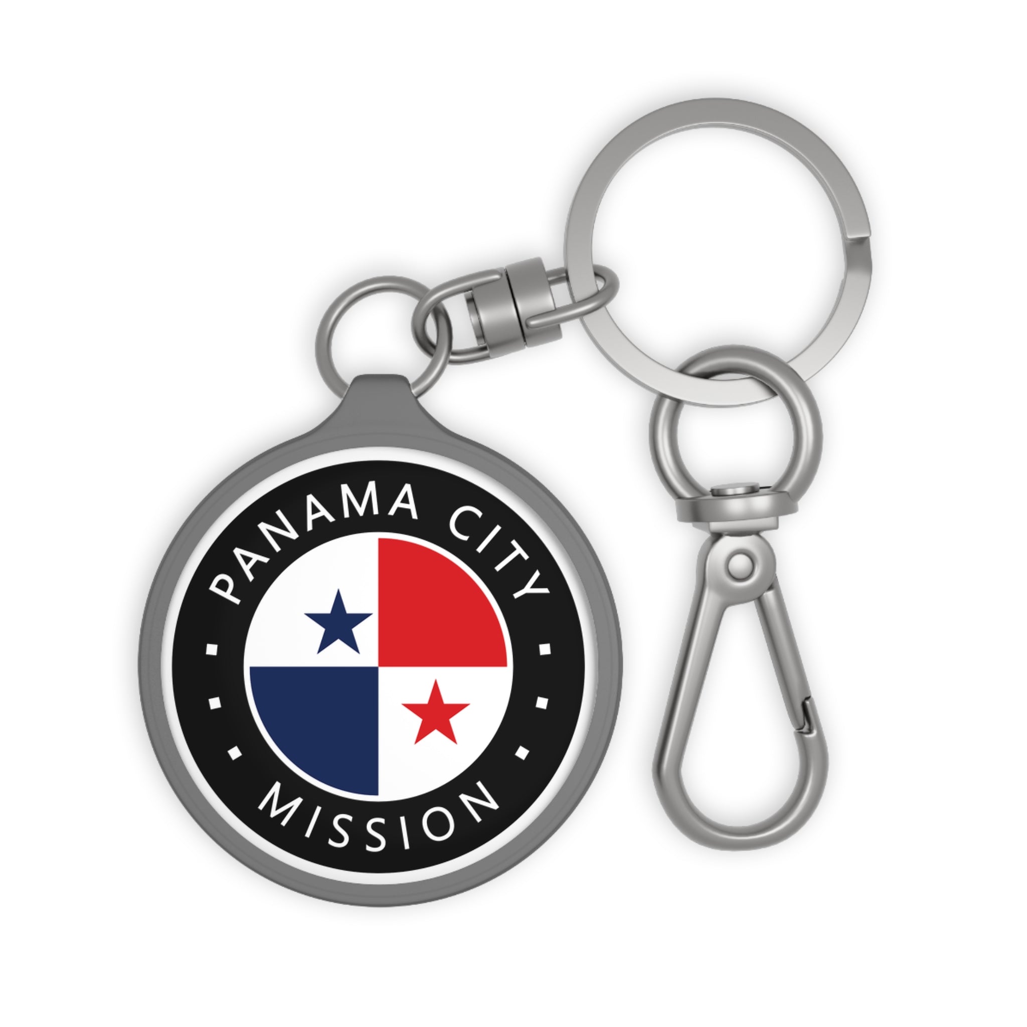 Panama Panama City Mission Circle Flag Key Tag - Latter-Day Saint LDS Missionary Gift - Book of Mormon