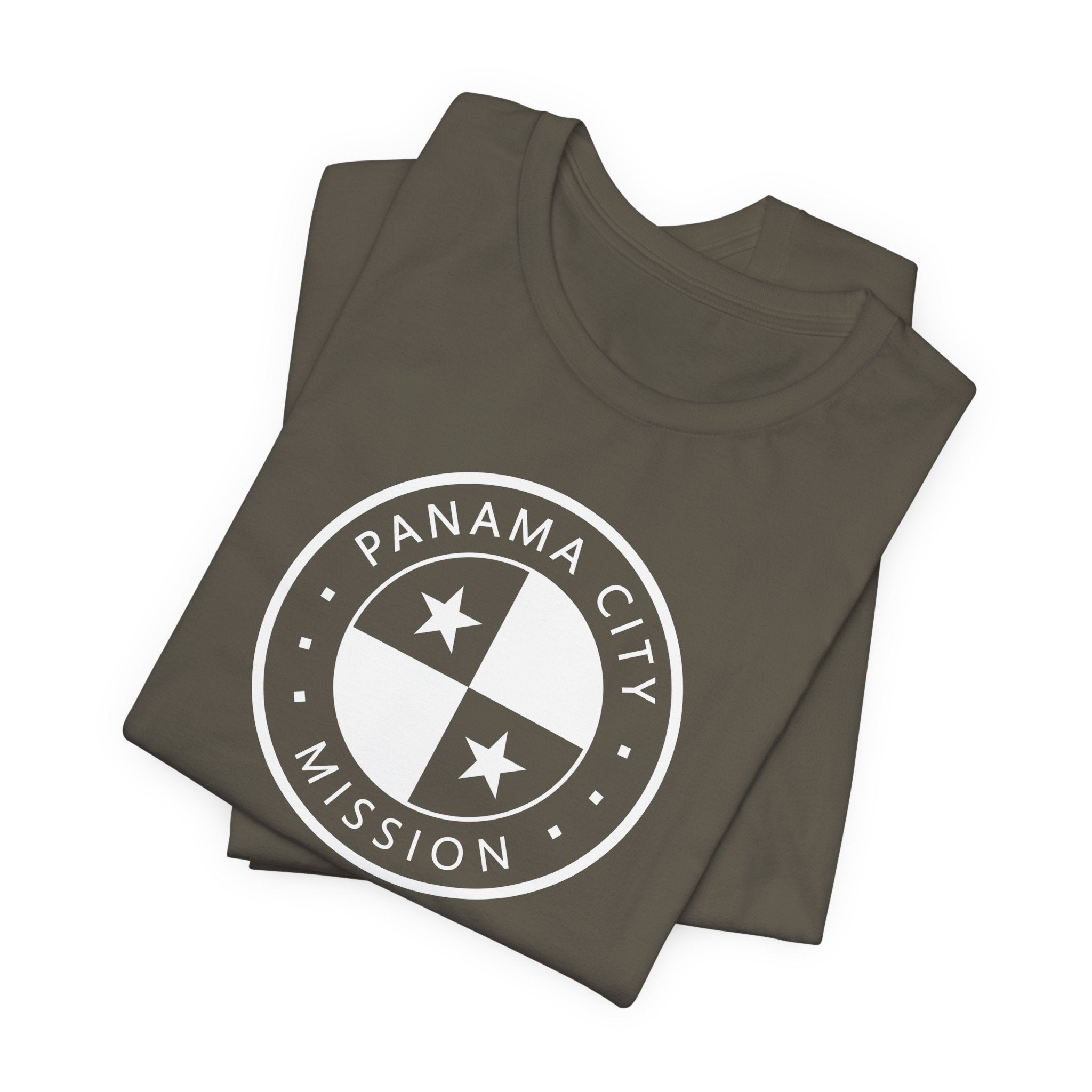 Panama Panama City Mission Circular Monochrome Logo T-Shirt - Mission Wishlist - LDS Missionary Gift Store