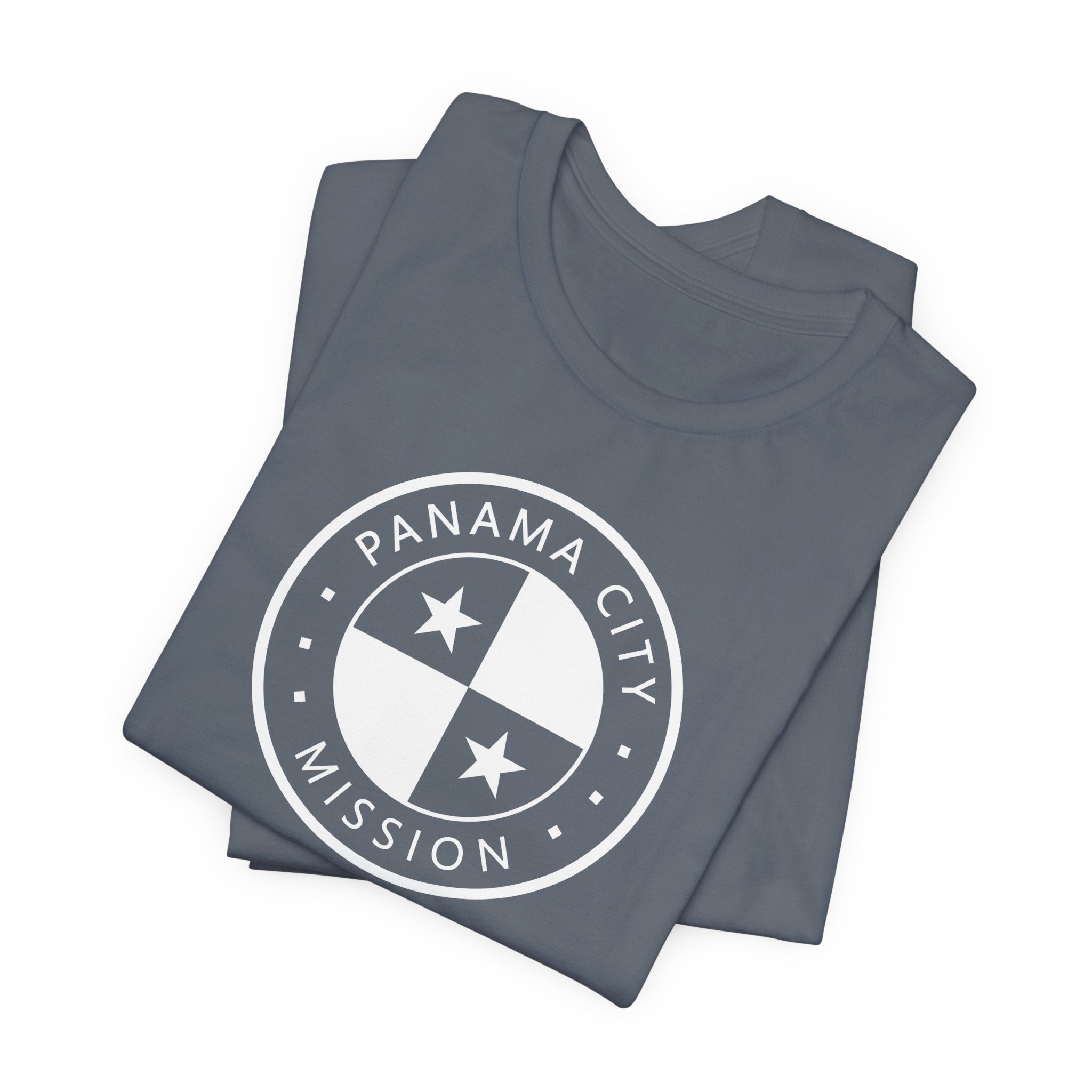 Panama Panama City Mission Circular Monochrome Logo T-Shirt - Mission Wishlist - LDS Missionary Gift Store