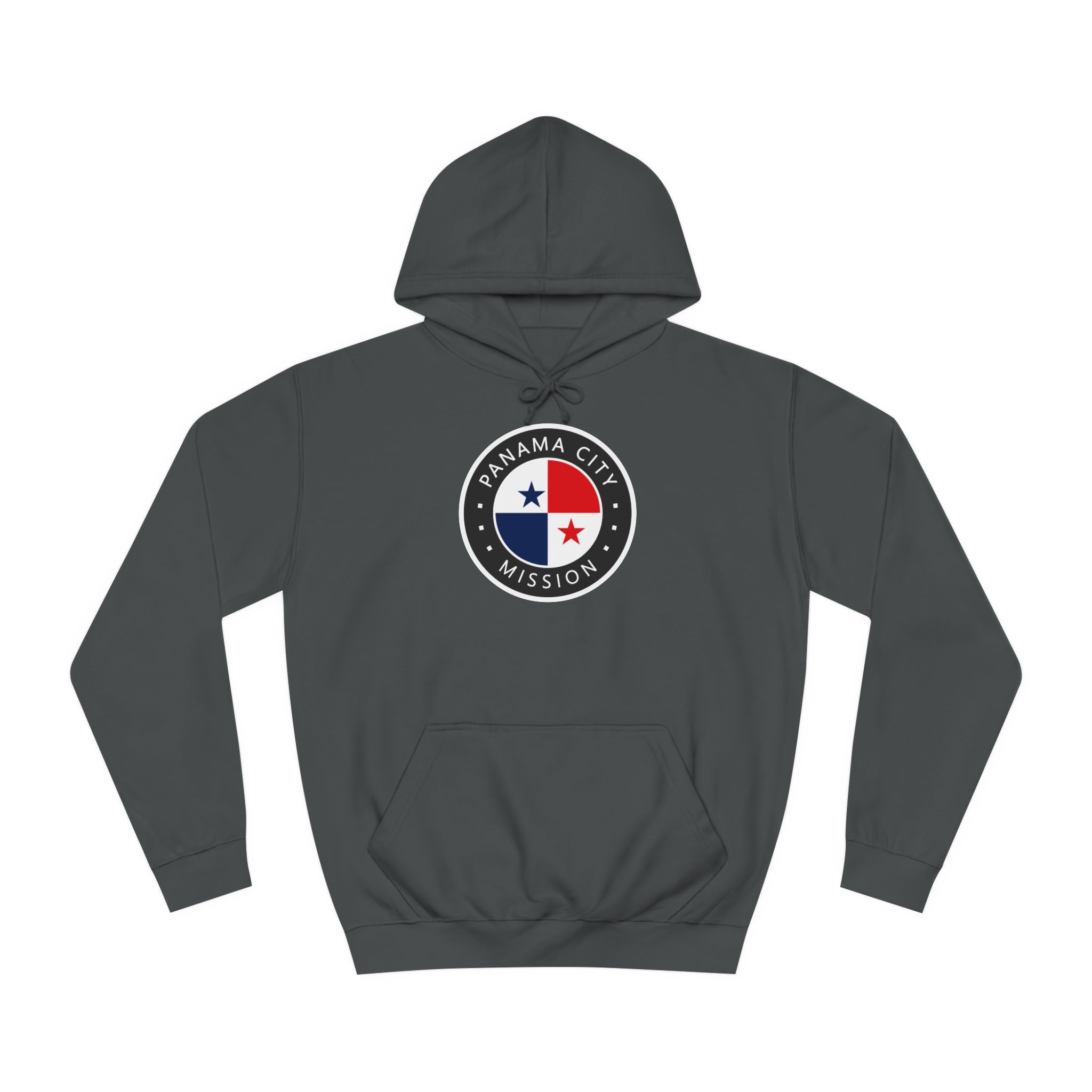 Panama Panama City Mission Flag Logo (Black Border) College Hoodie - Mission Wishlist - LDS Missionary Gift Store