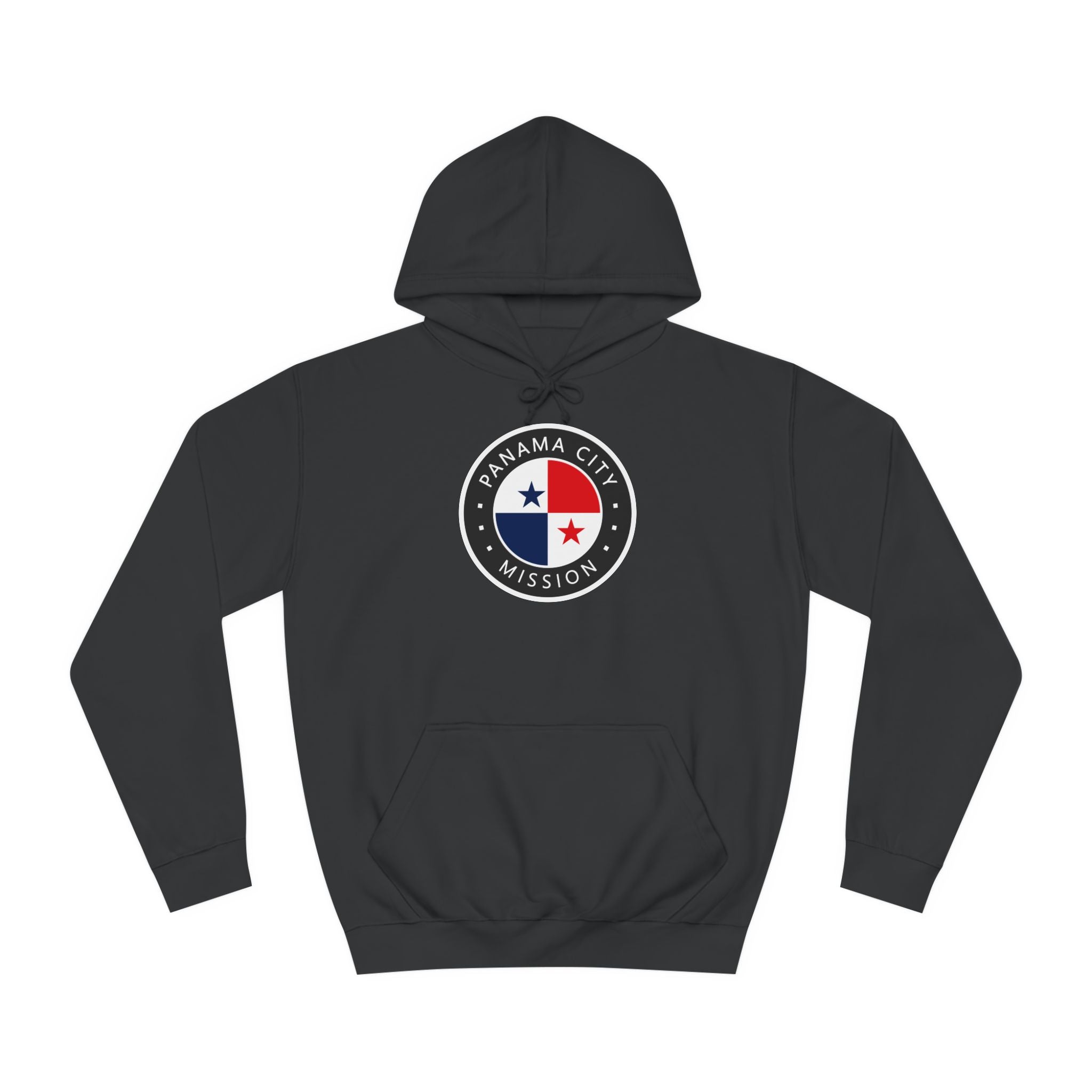 Panama Panama City Mission Flag Logo (Black Border) College Hoodie - Mission Wishlist - LDS Missionary Gift Store