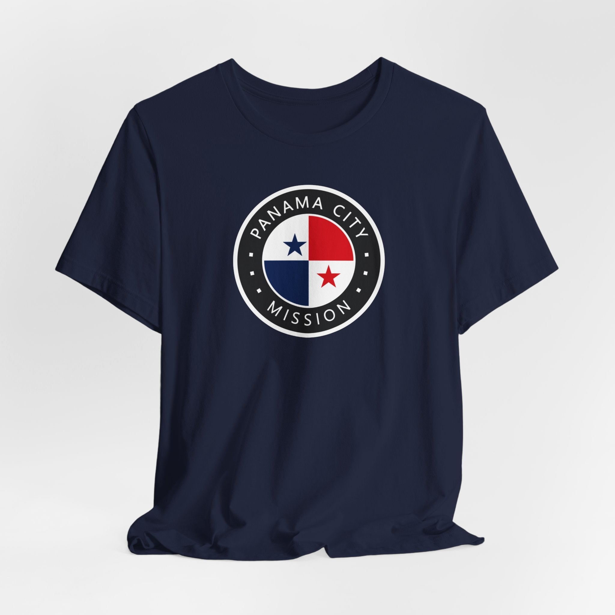Panama Panama City Mission Flag Logo (Black Border) T-shirt - Mission Wishlist - LDS Missionary Gift Store