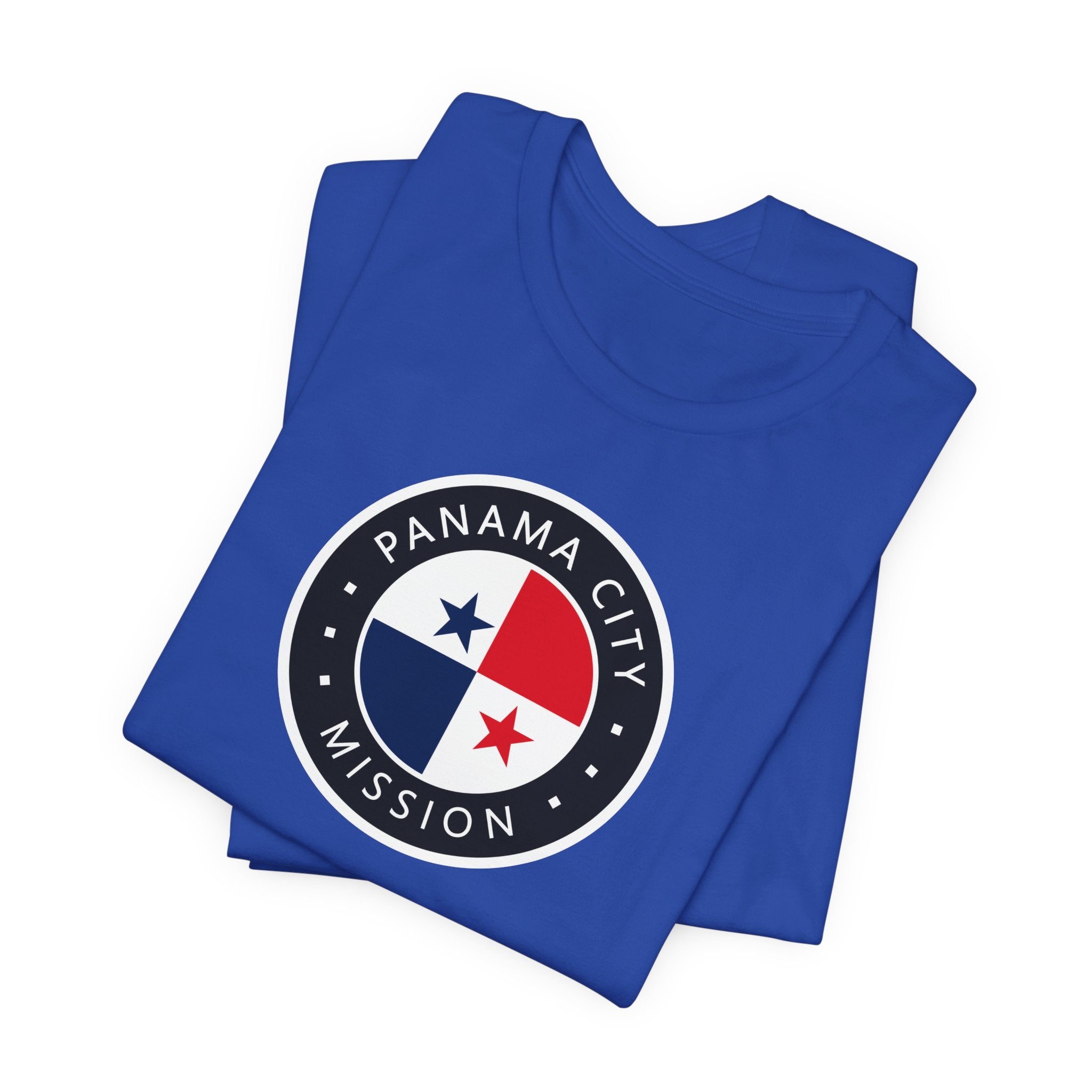 Panama Panama City Mission Flag Logo (Black Border) T-shirt - Mission Wishlist - LDS Missionary Gift Store