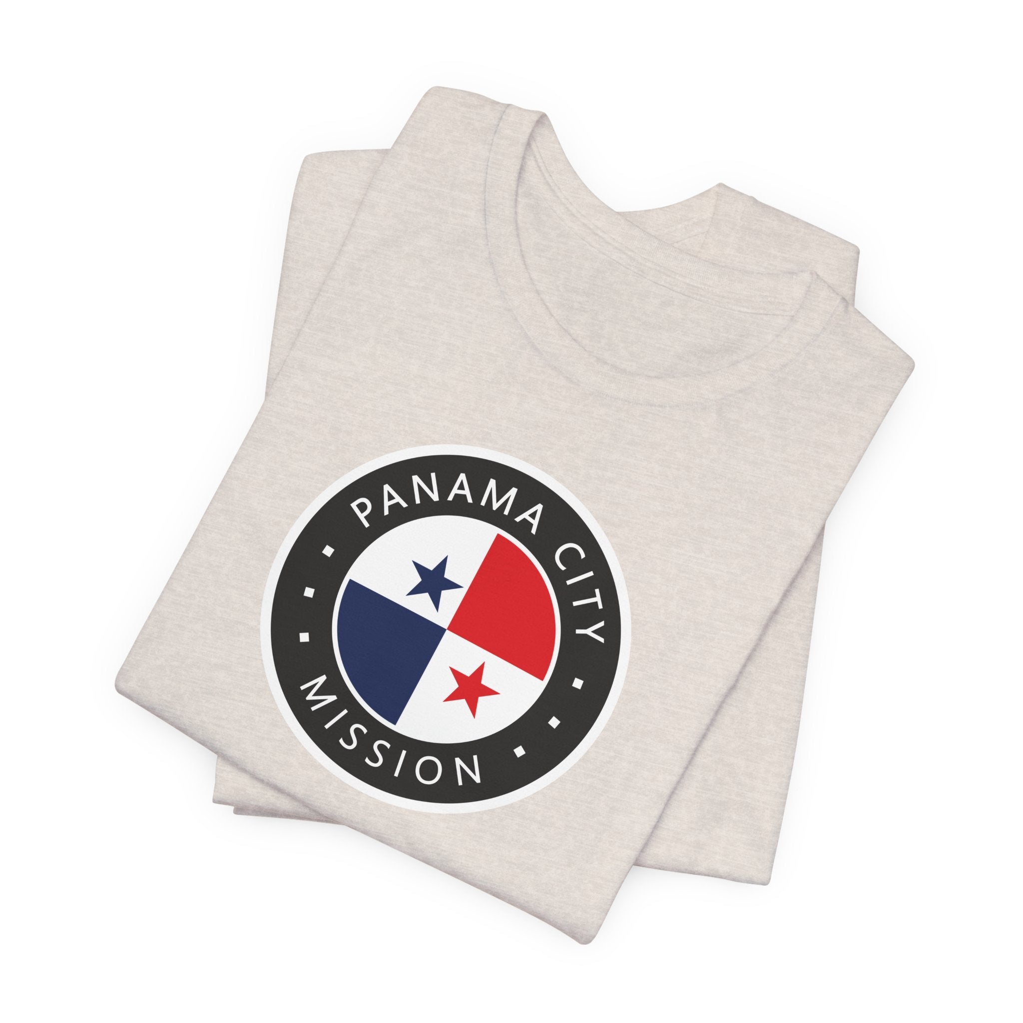 Panama Panama City Mission Flag Logo (Black Border) T-shirt - Mission Wishlist - LDS Missionary Gift Store