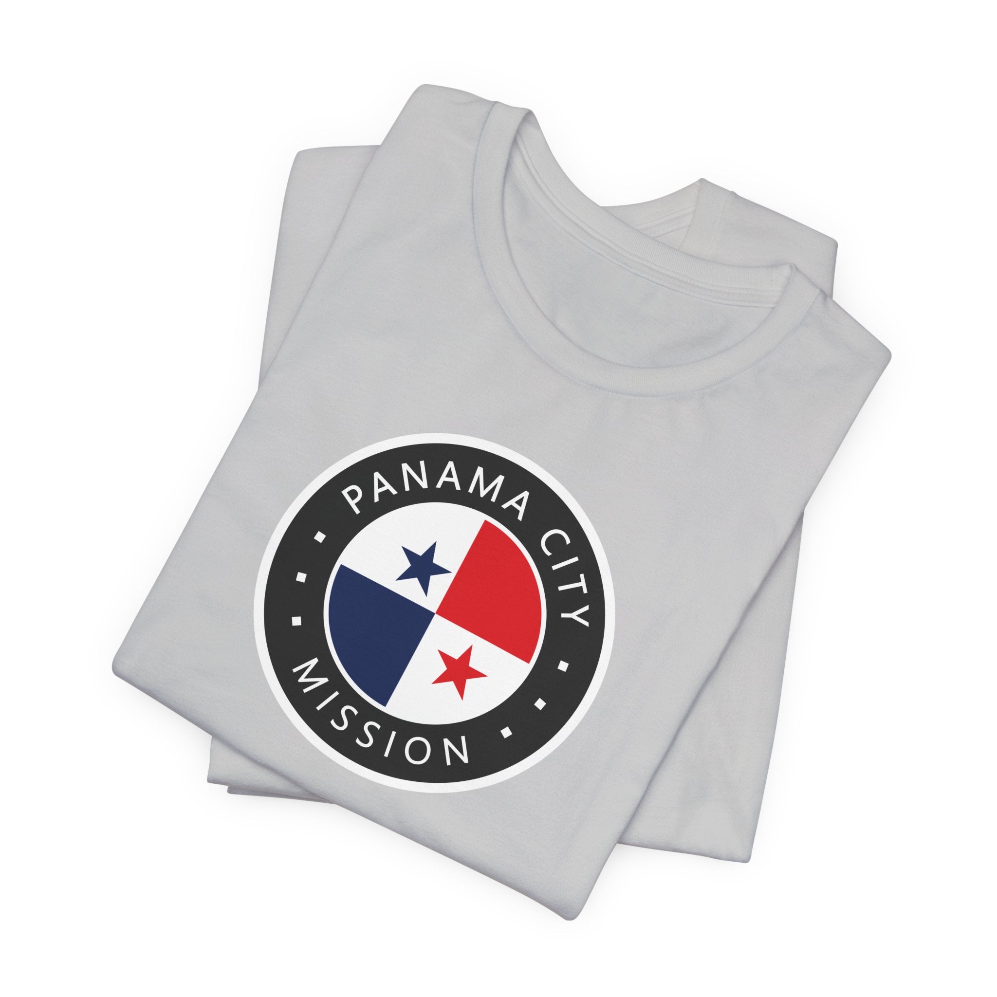 Panama Panama City Mission Flag Logo (Black Border) T-shirt - Mission Wishlist - LDS Missionary Gift Store