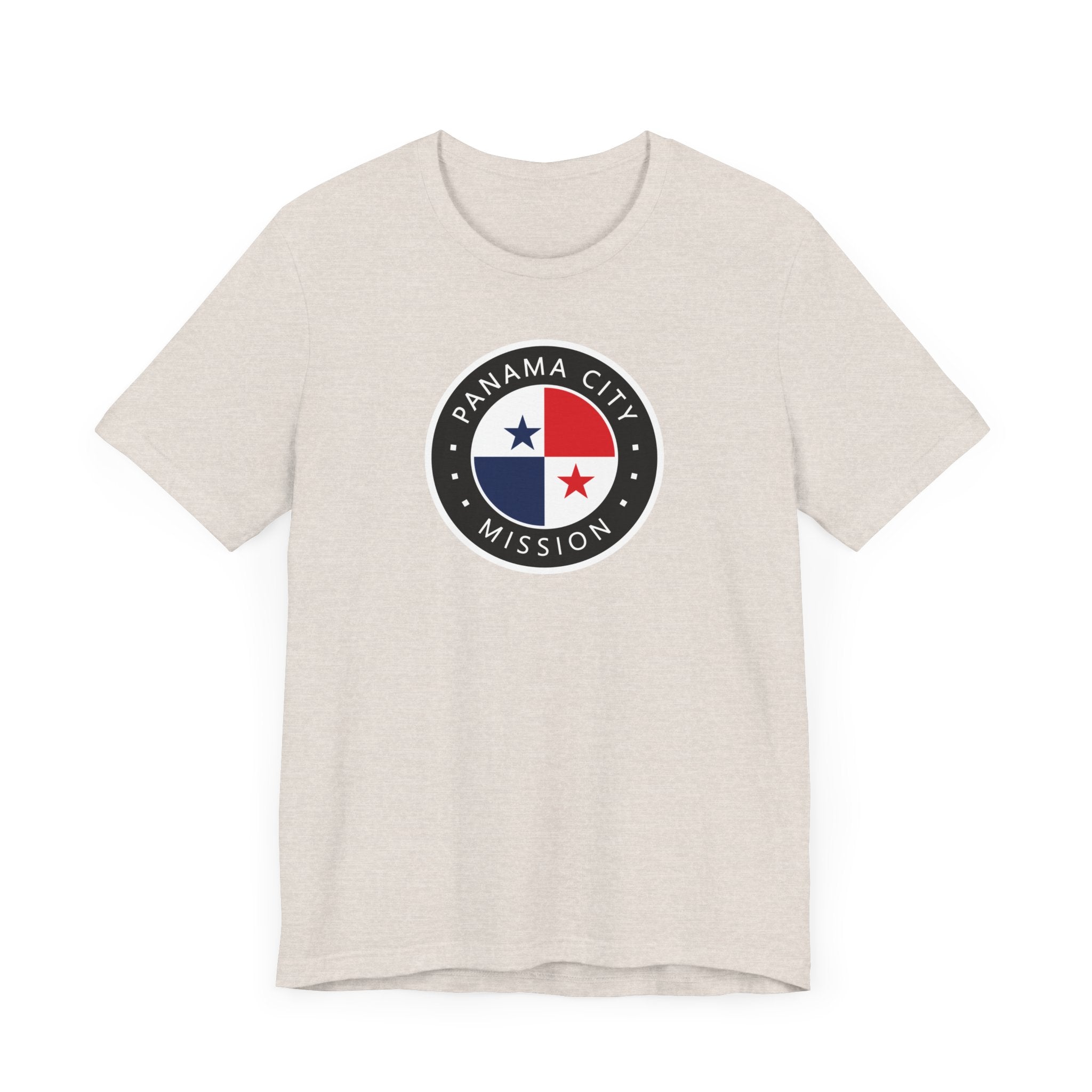 Panama Panama City Mission Flag Logo (Black Border) T-shirt - Mission Wishlist - LDS Missionary Gift Store