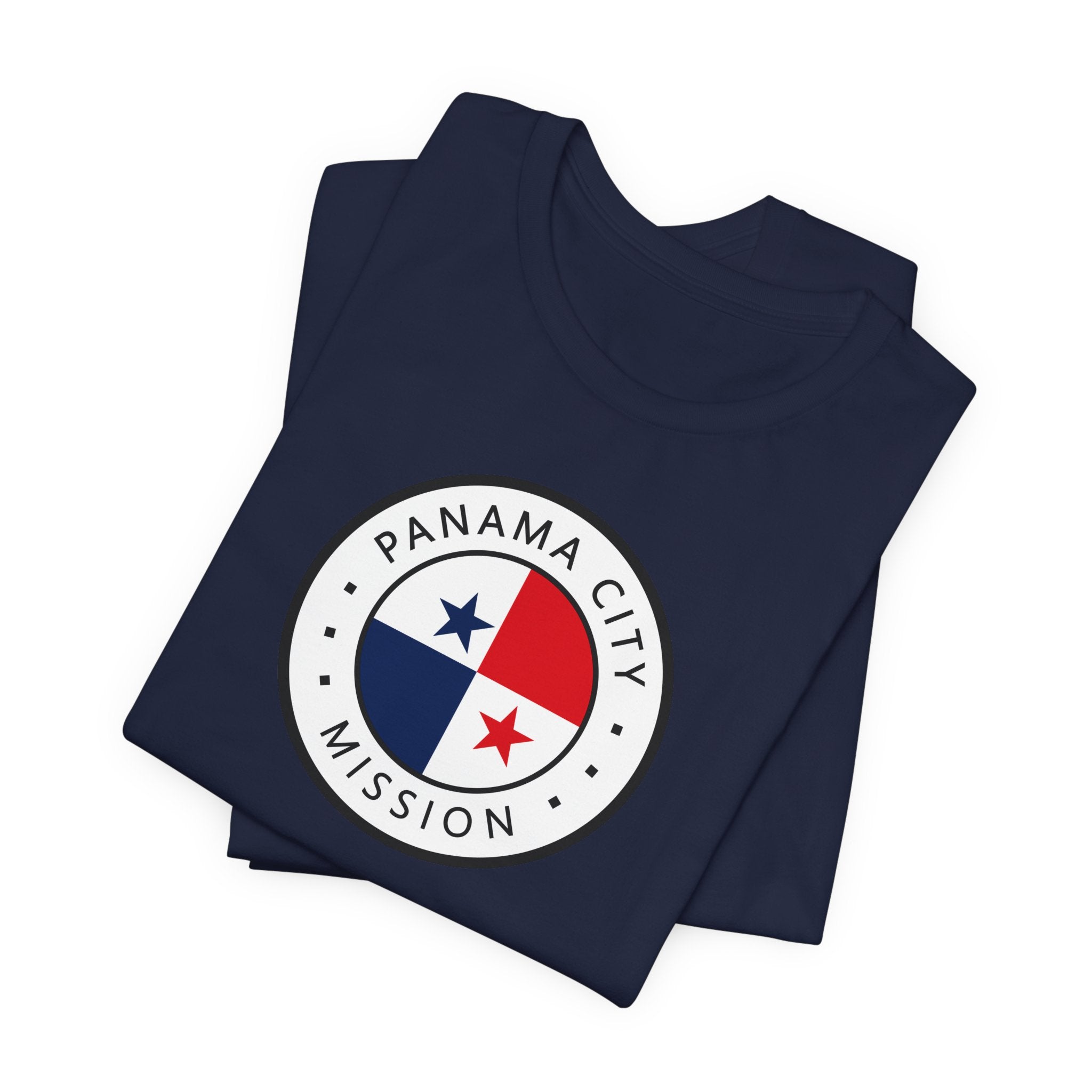 Panama Panama City Mission Flag Logo (White Border) T-shirt - Mission Wishlist - LDS Missionary Gift Store