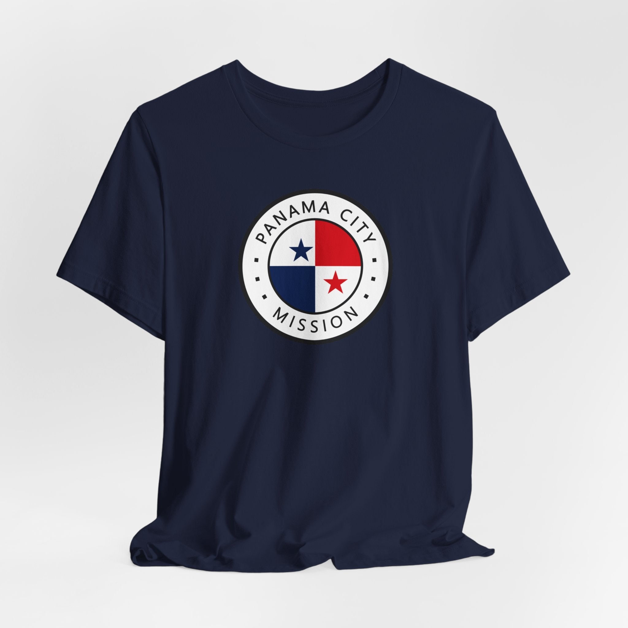 Panama Panama City Mission Flag Logo (White Border) T-shirt - Mission Wishlist - LDS Missionary Gift Store